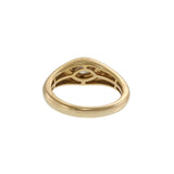 14KT Yellow Gold Marquise Cut Diamond Bezel Ring