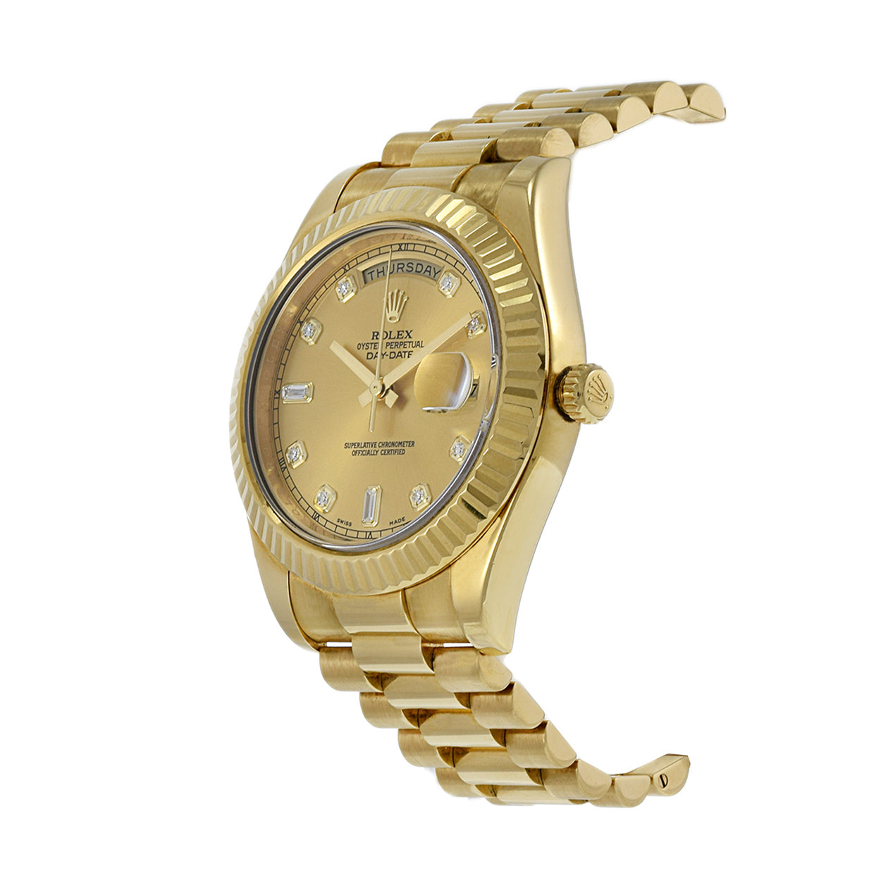 Rolex Day Date II  218238 Mens 18KT Yellow Gold Watch
