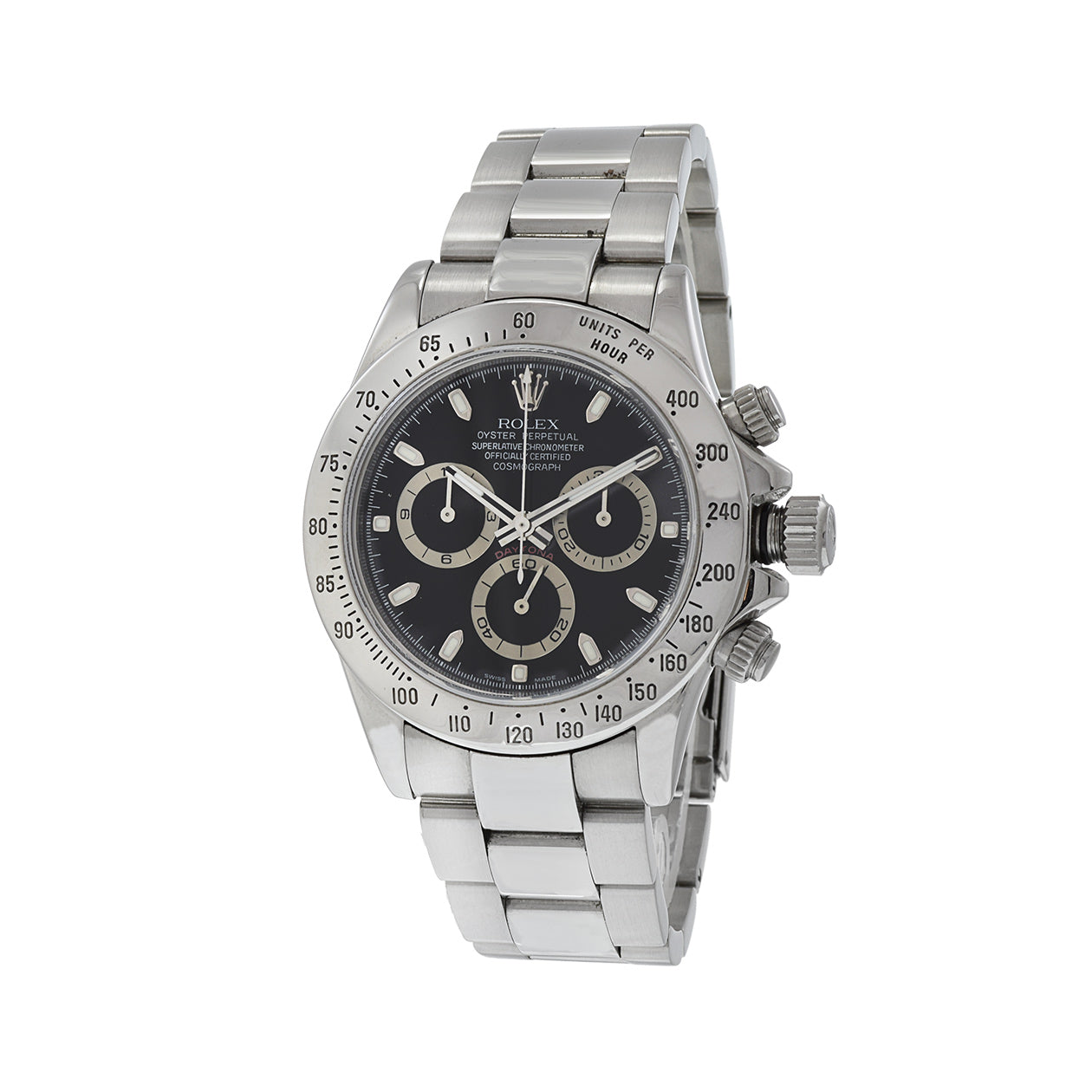Rolex Daytona 116520 Stainless Steel Black Dial