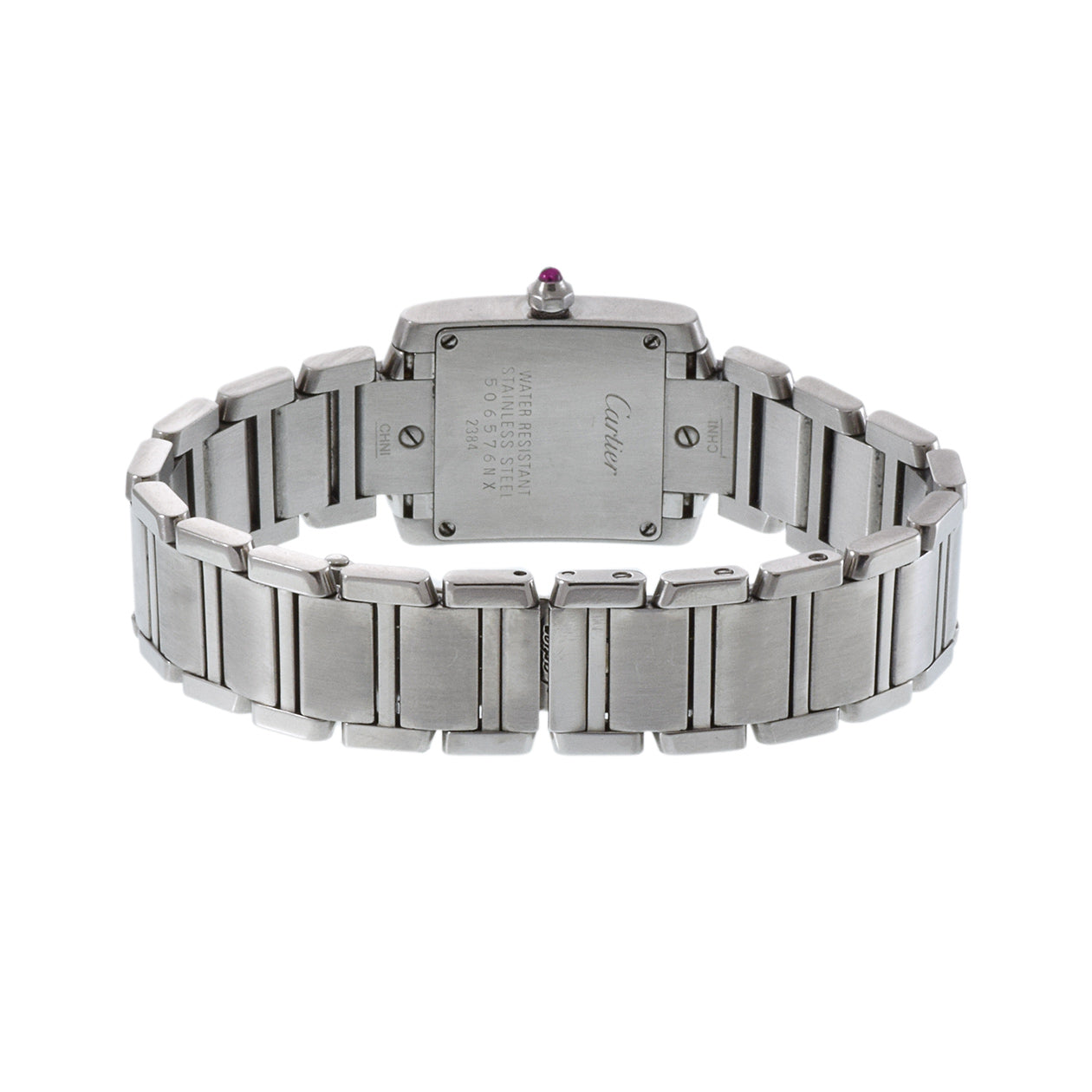 Cartier tank francaise hot sale pink mother of pearl