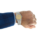Vintage 1966 Rolex Air-King Reference 5500 Custom Yellow Dial Automatic Watch