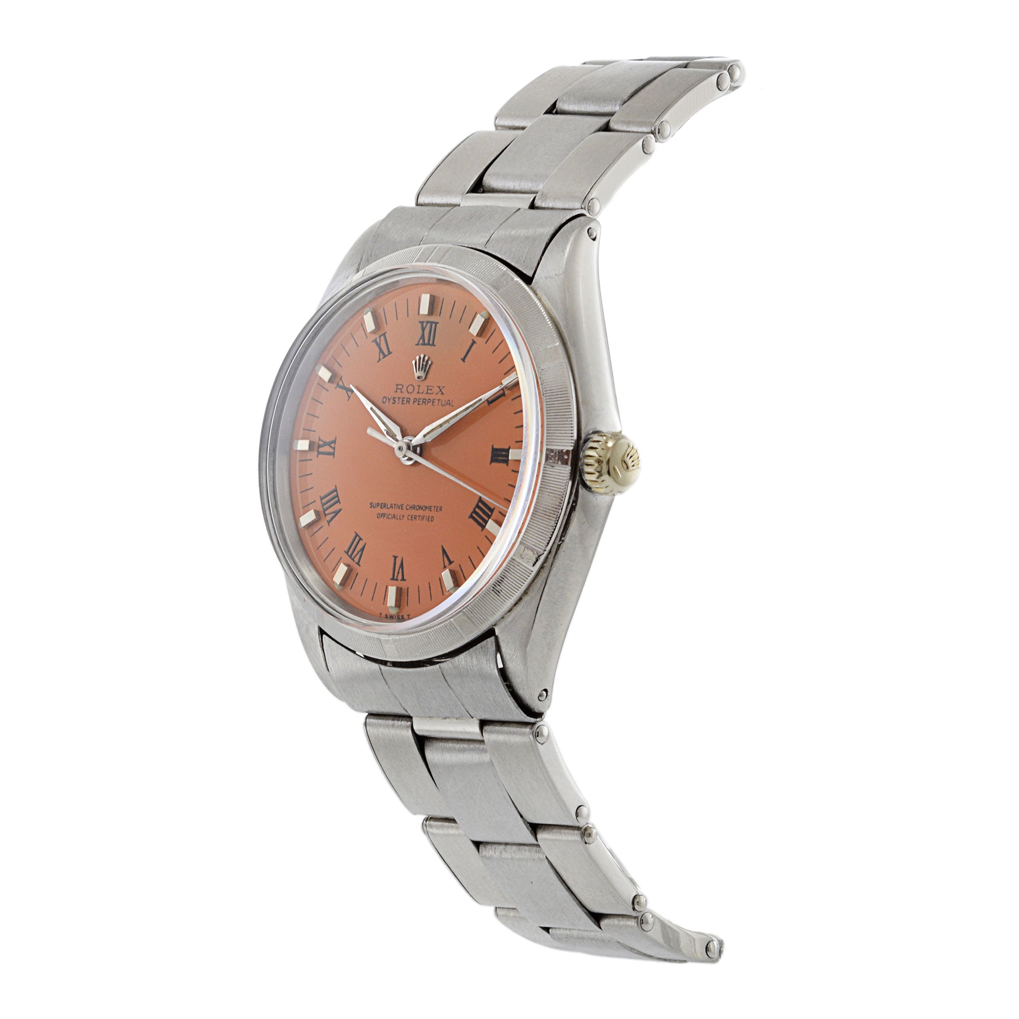 Vintage 1965 Rolex Oyster Perpetual Reference 1003 Custom Orange