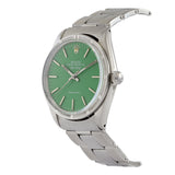 Vintage 1963 Rolex Oyster Perpetual Reference 1007 Custom Green Dial Automatic Watch