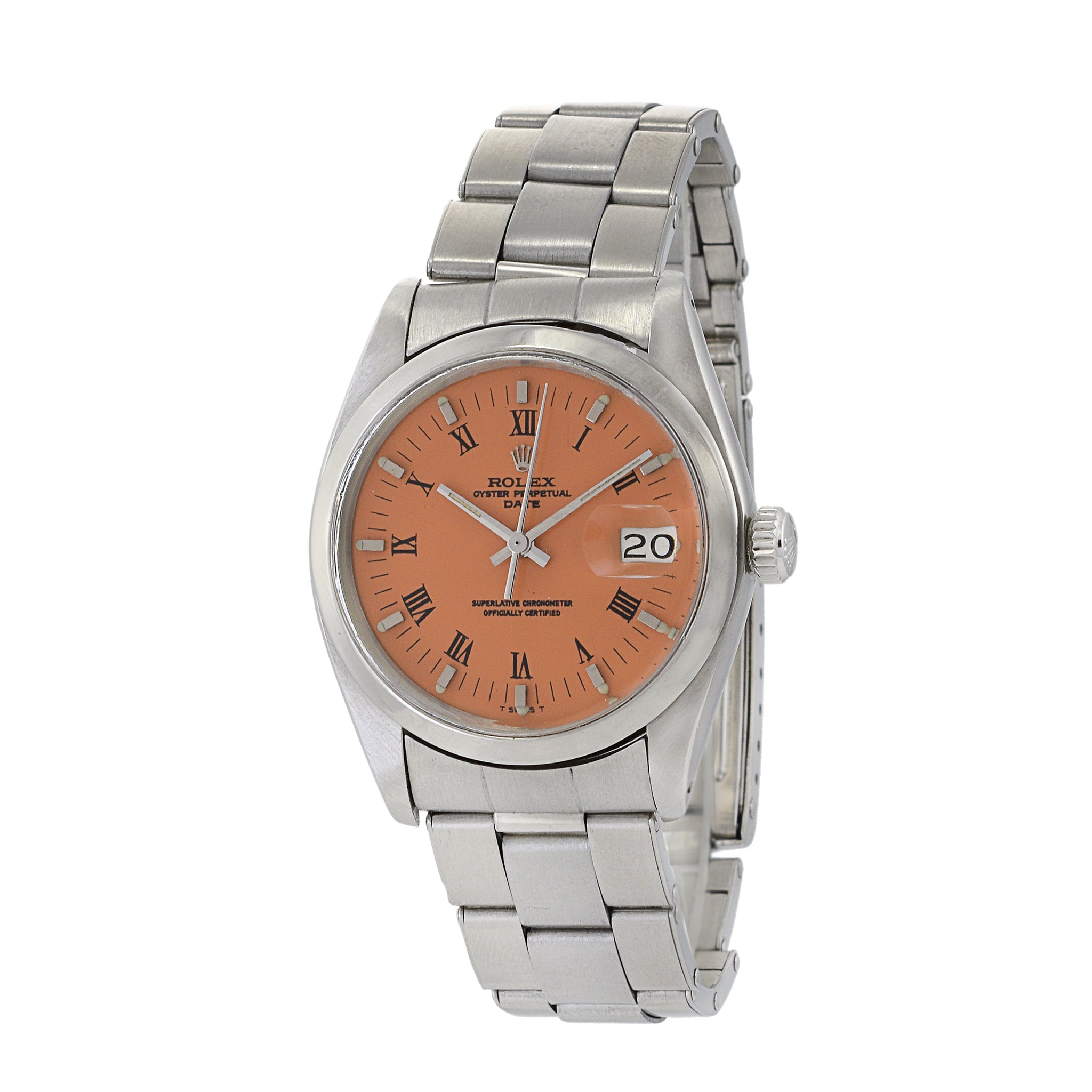 Rolex Date Reference 1500 Custom Orange Dial