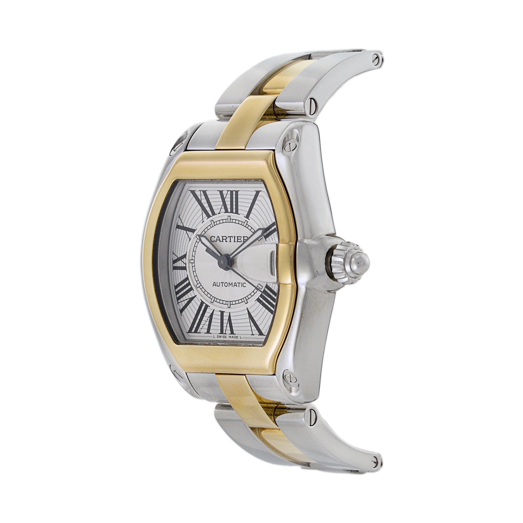 Cartier Roadster Stainless Steel and 18K Gold 37mm Reference 2510