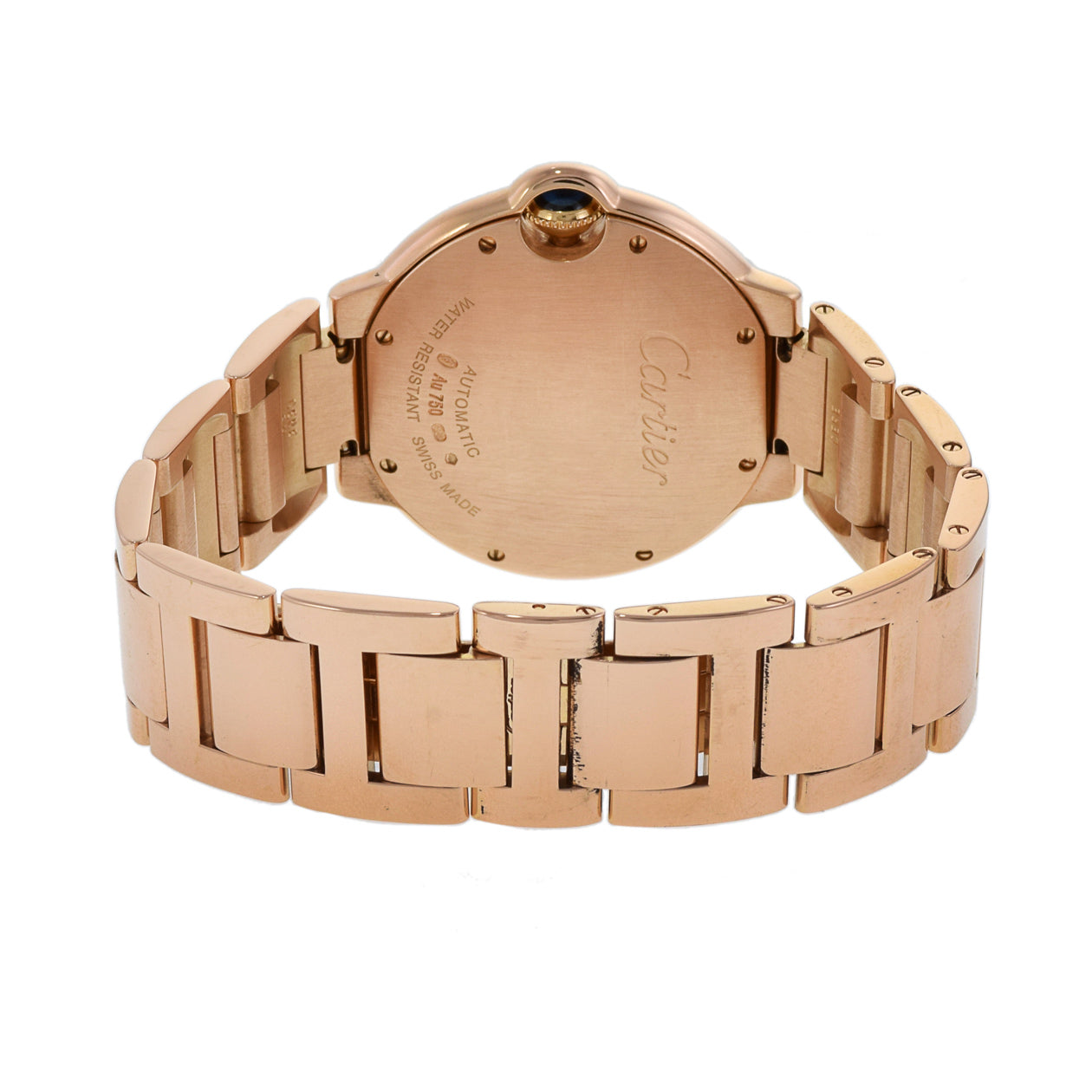 Cartier Ballon Bleu 36mm 18KT Rose Gold Watch W69004Z2 Louis