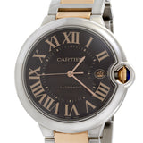 Cartier Ballon Bleu 18KT Rose Gold and Stainless Steel Brown Dial Watch W6920032