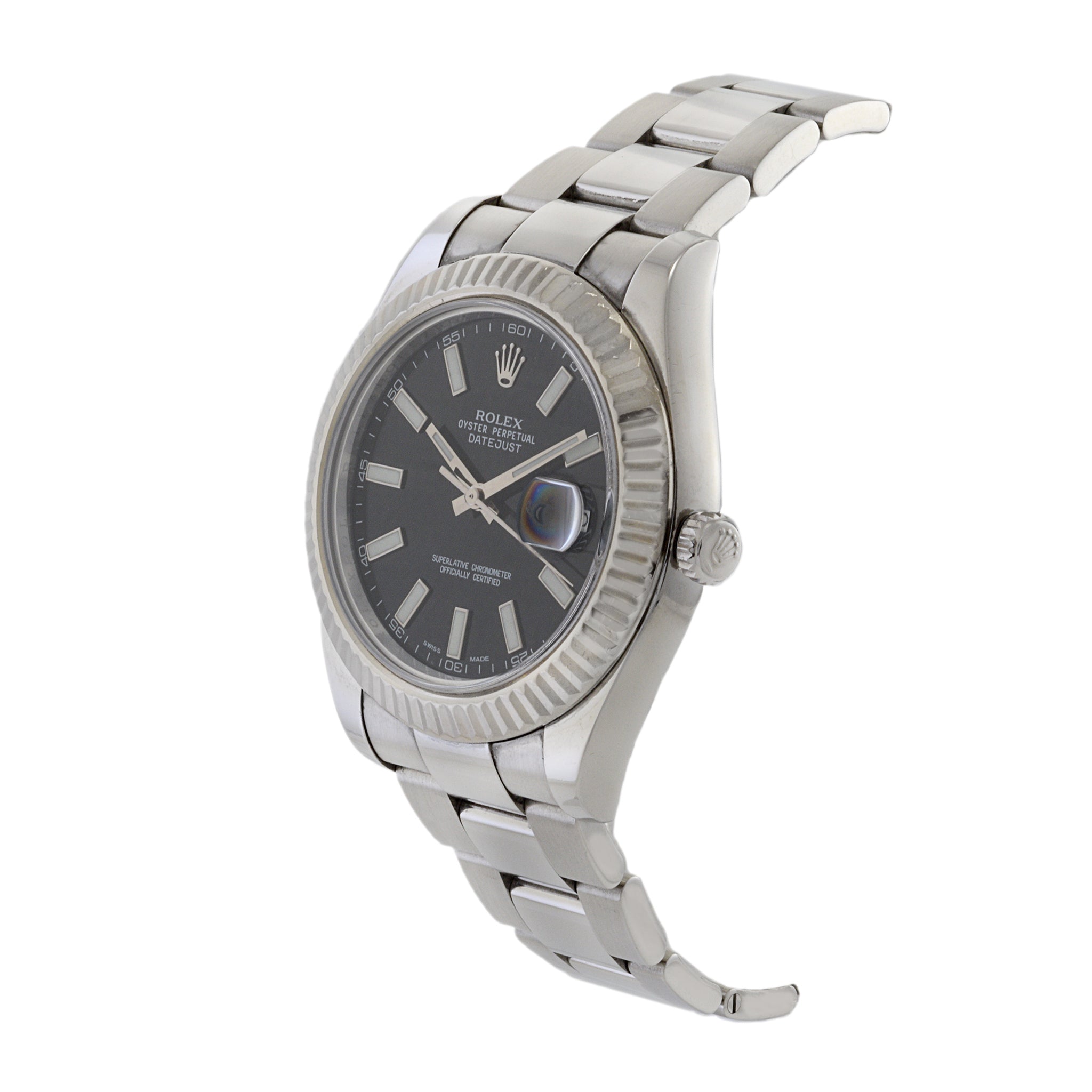 Rolex Ref. 116334 41mm Datejust Stainless Steel and 18K White Gold