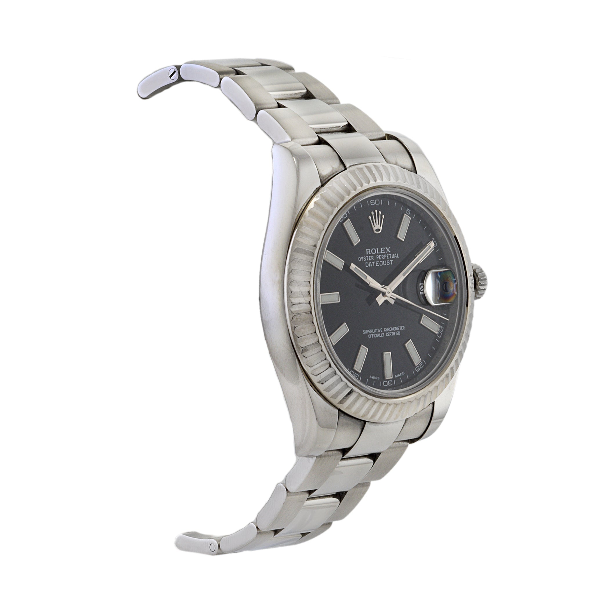 Rolex Ref. 116334 41mm Datejust Stainless Steel and 18K White Gold