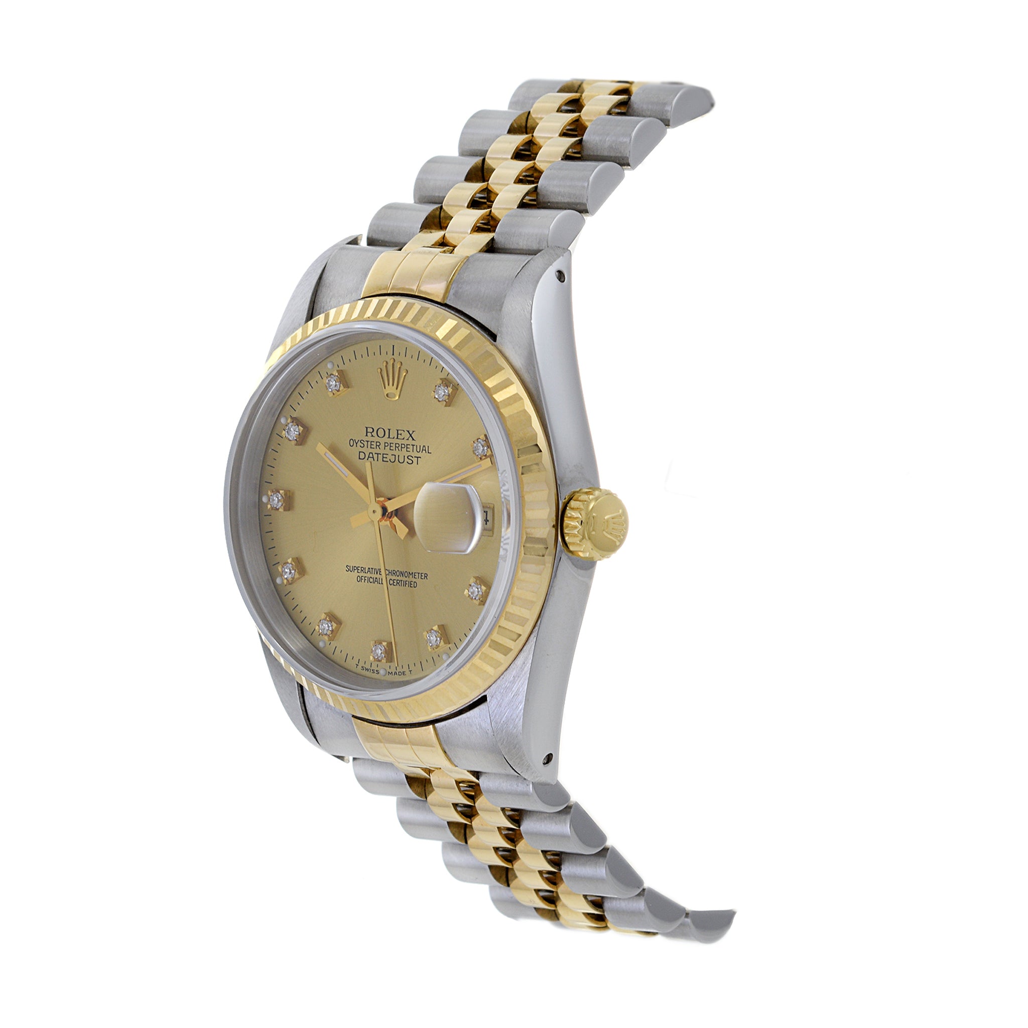 Rolex Datejust Reference 16233 with Factory Diamond Dial