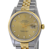 Rolex Datejust Reference 16233 with Factory Diamond Dial