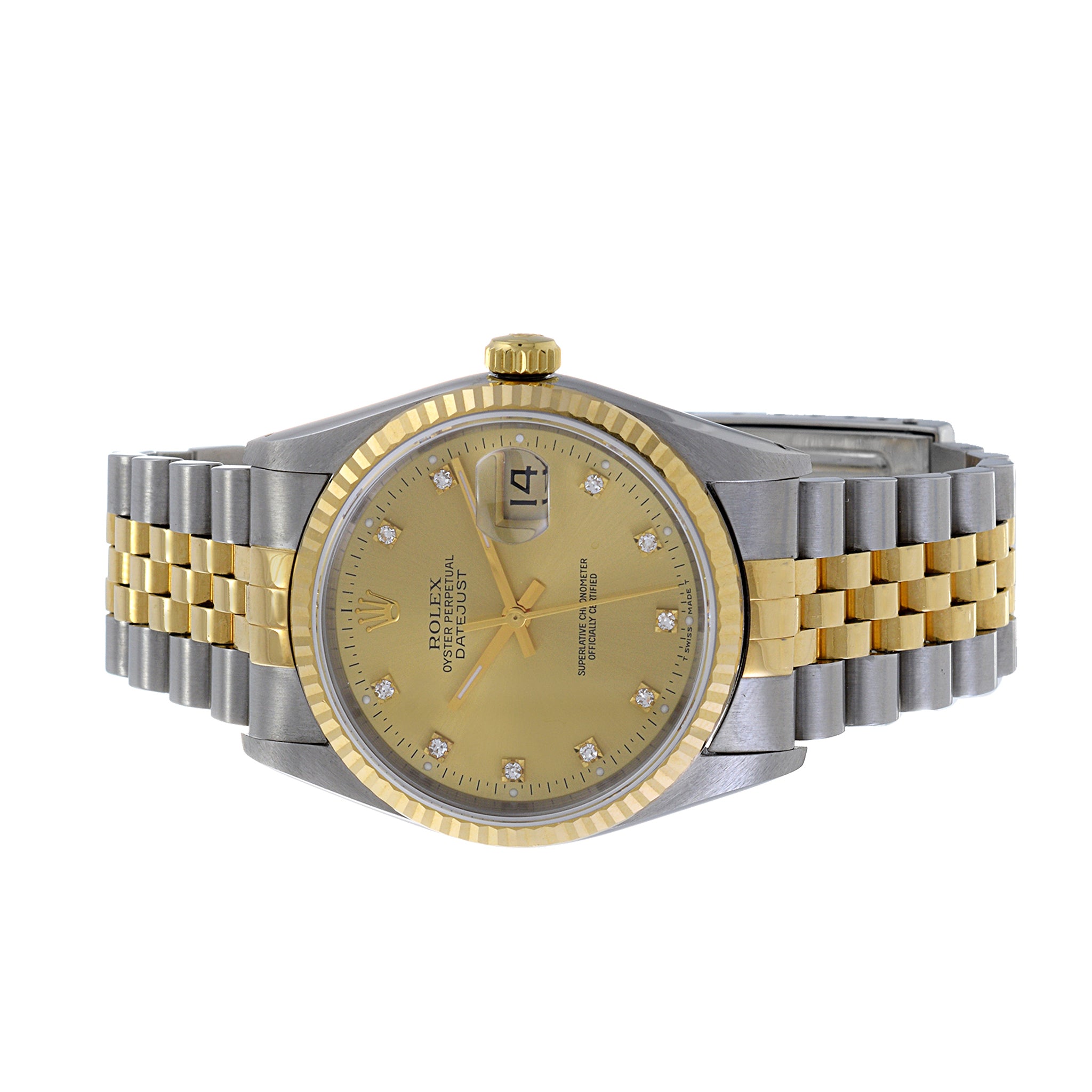 Rolex Datejust Reference 16233 with Factory Diamond Dial