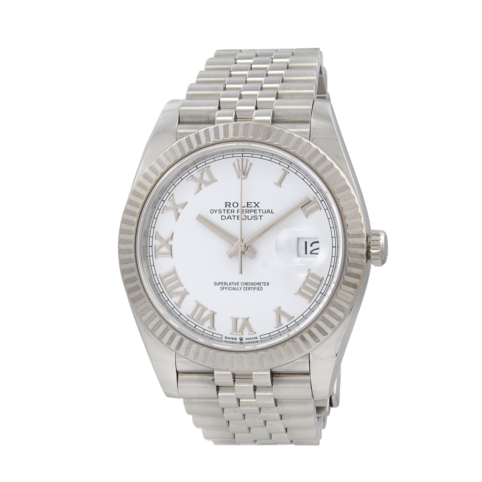 Rolex Datejust Reference 126334 41mm Stainless Steel and White Gold