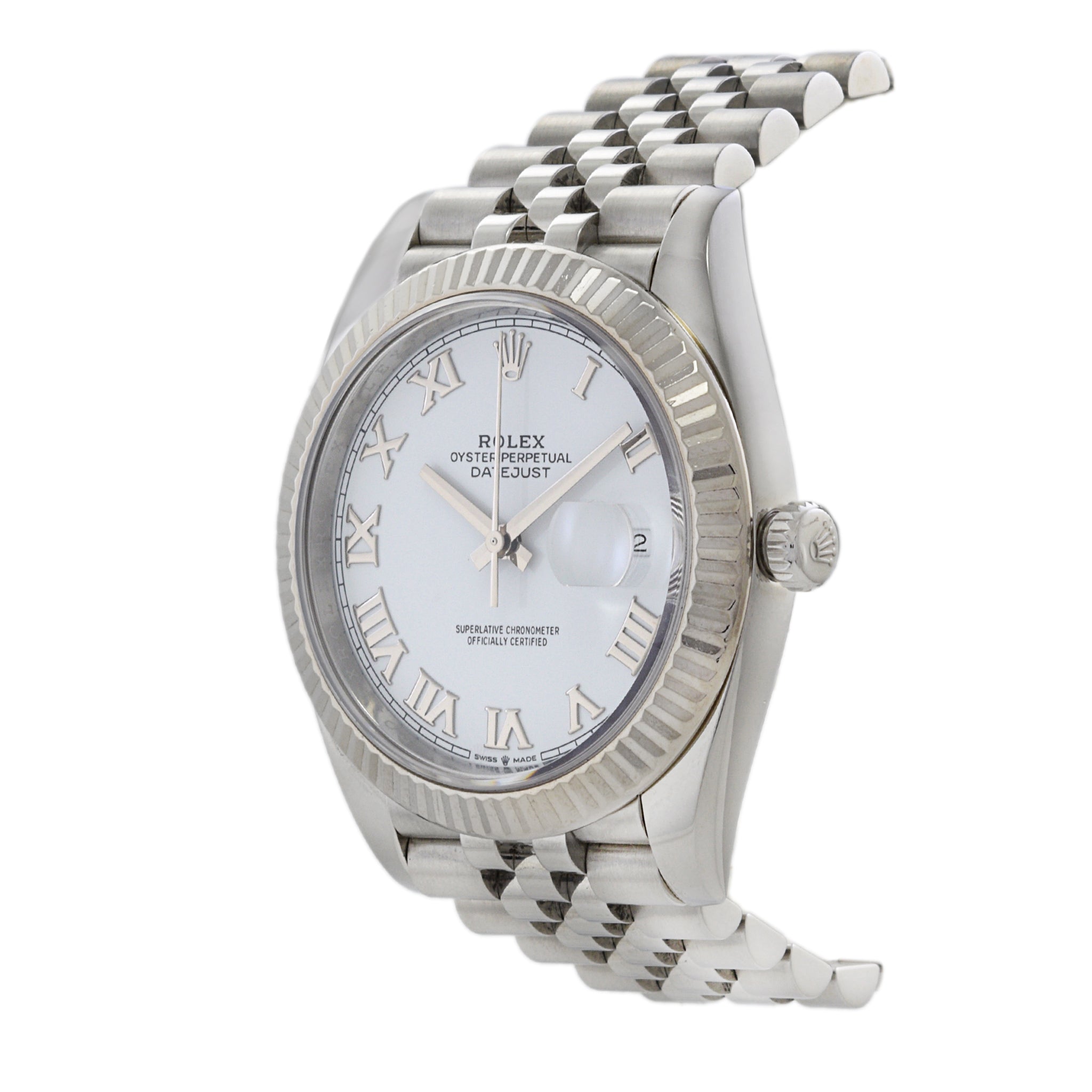 Rolex Datejust Reference 126334 41mm Stainless Steel and White Gold