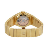 Omega Constellation 18K Yellow Gold Mother of Pearl Dial Diamond Bezel