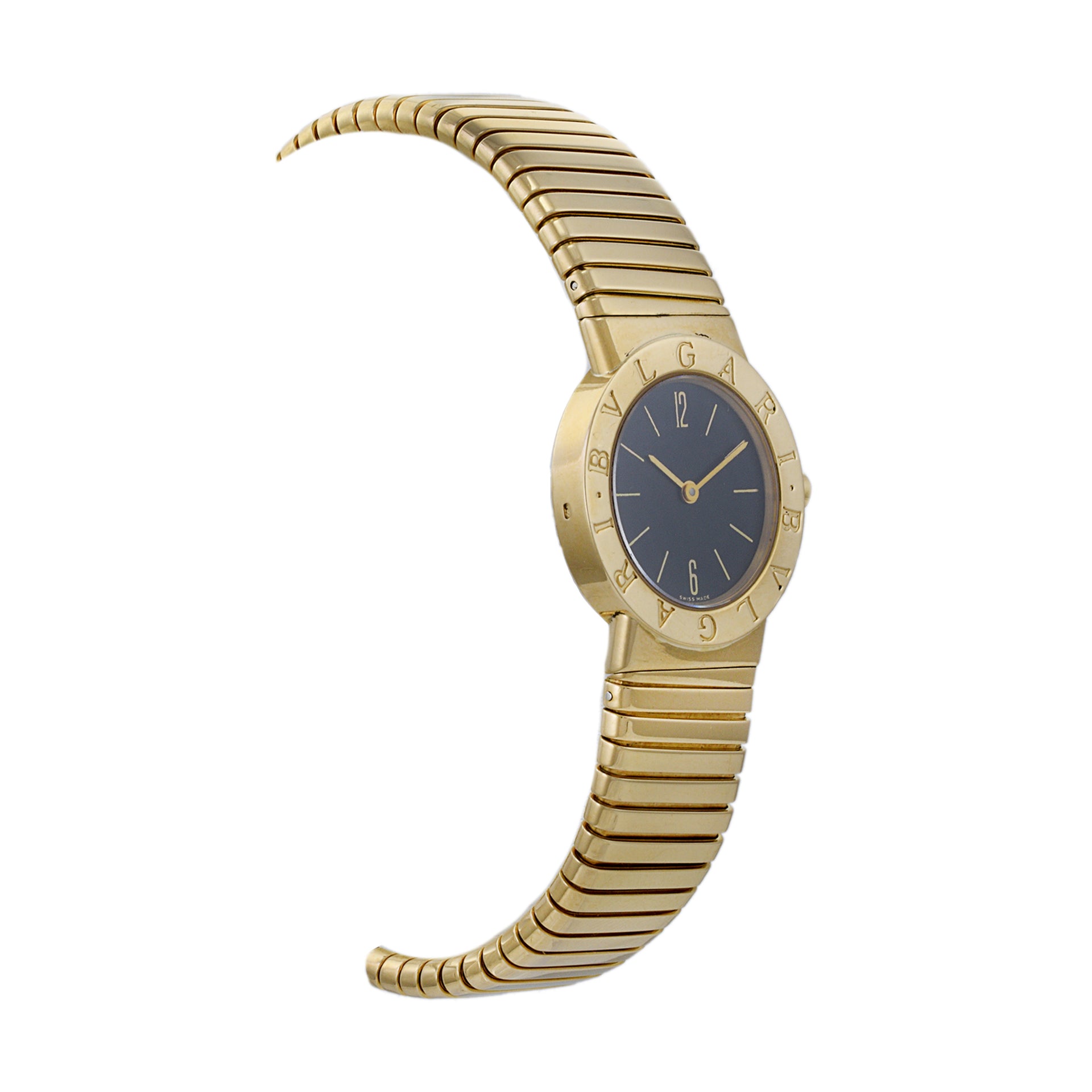 BVLGARI TUBOGAS 18k Yellow Gold Flexible Watch