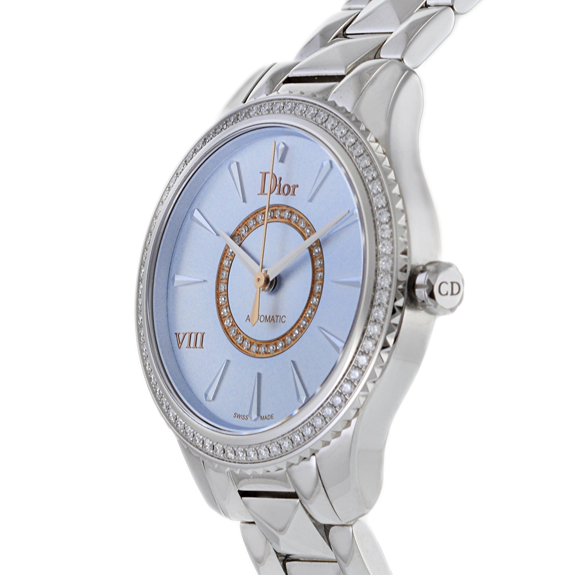 Dior Montaigne CD152510M001 Diamond Dial Watch