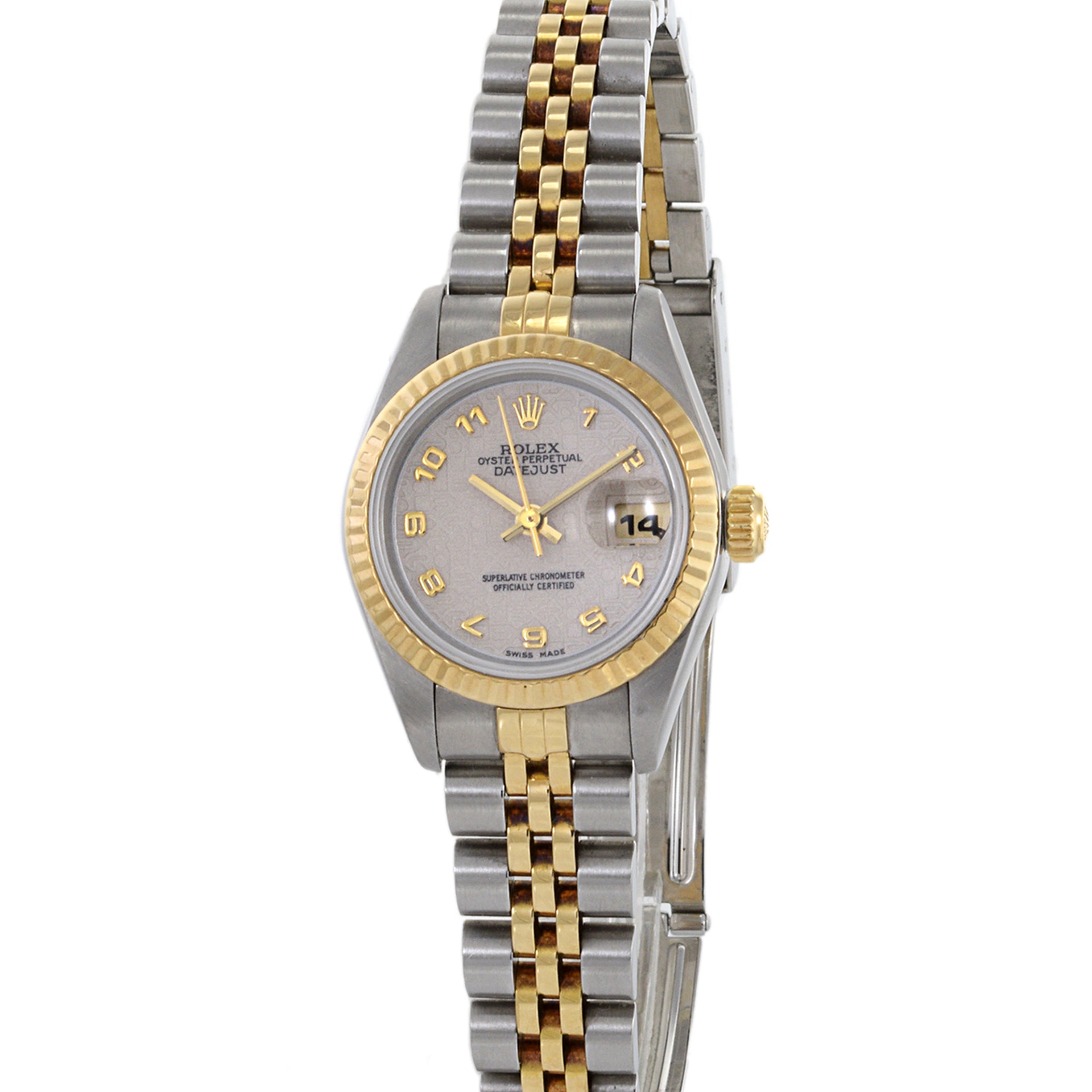 Rolex Lady Datejust Reference 69173 26mm Anniversary Dial Stainless Steel and 18K Yellow Gold