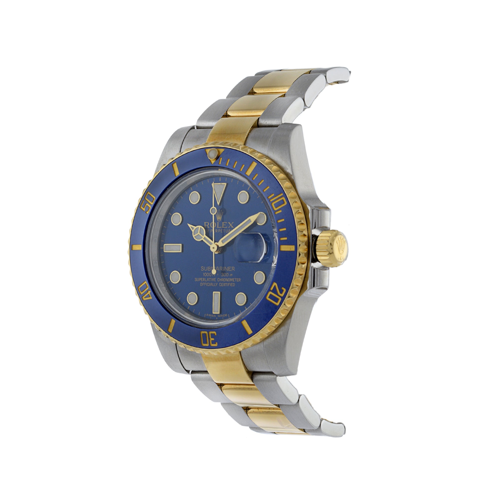 Rolex Submariner Two Tone Reference 116613 Watch