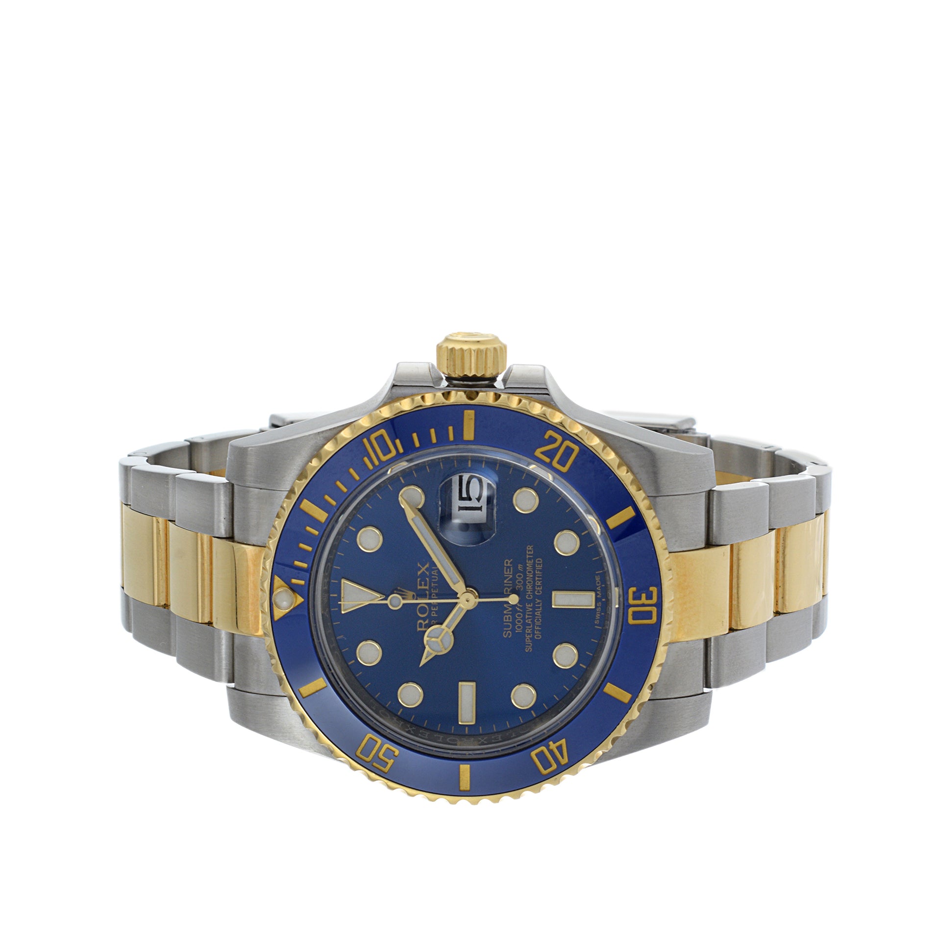 Rolex Submariner Two Tone Reference 116613 Watch