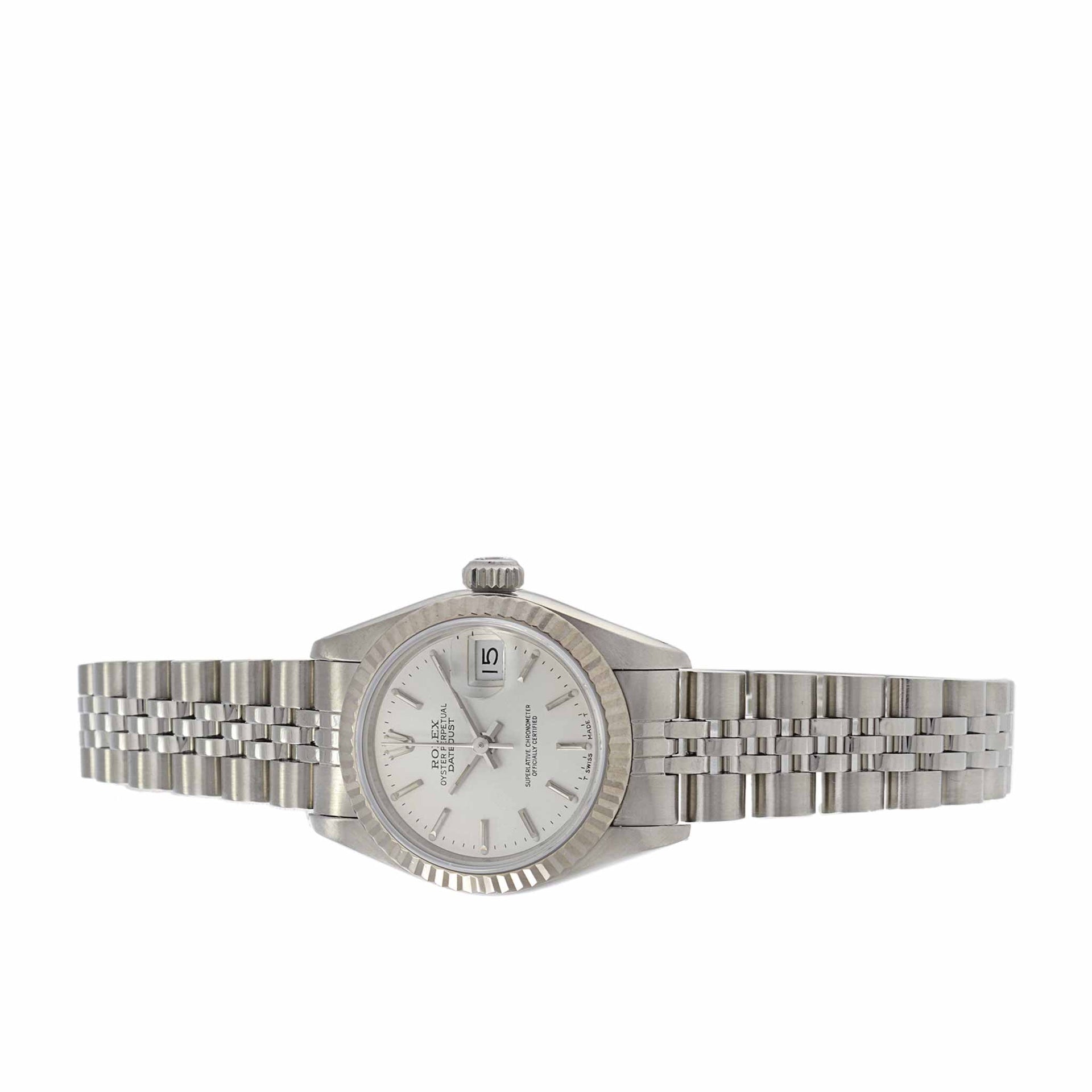 Rolex Lady-Datejust 26mm Stainless Steel and White Gold