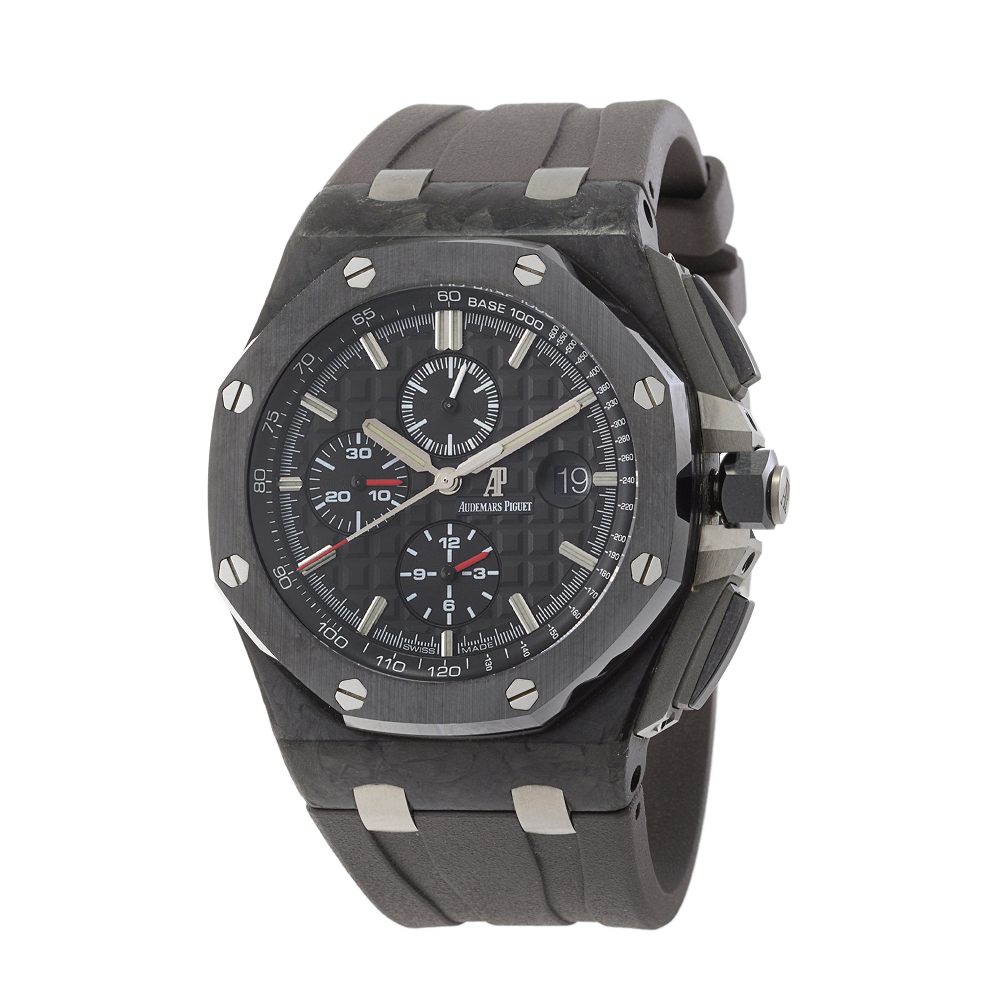 Audemars Pigue Royal Oak Offshore 44mm Carbon Ceramic Case Titanium Buckle