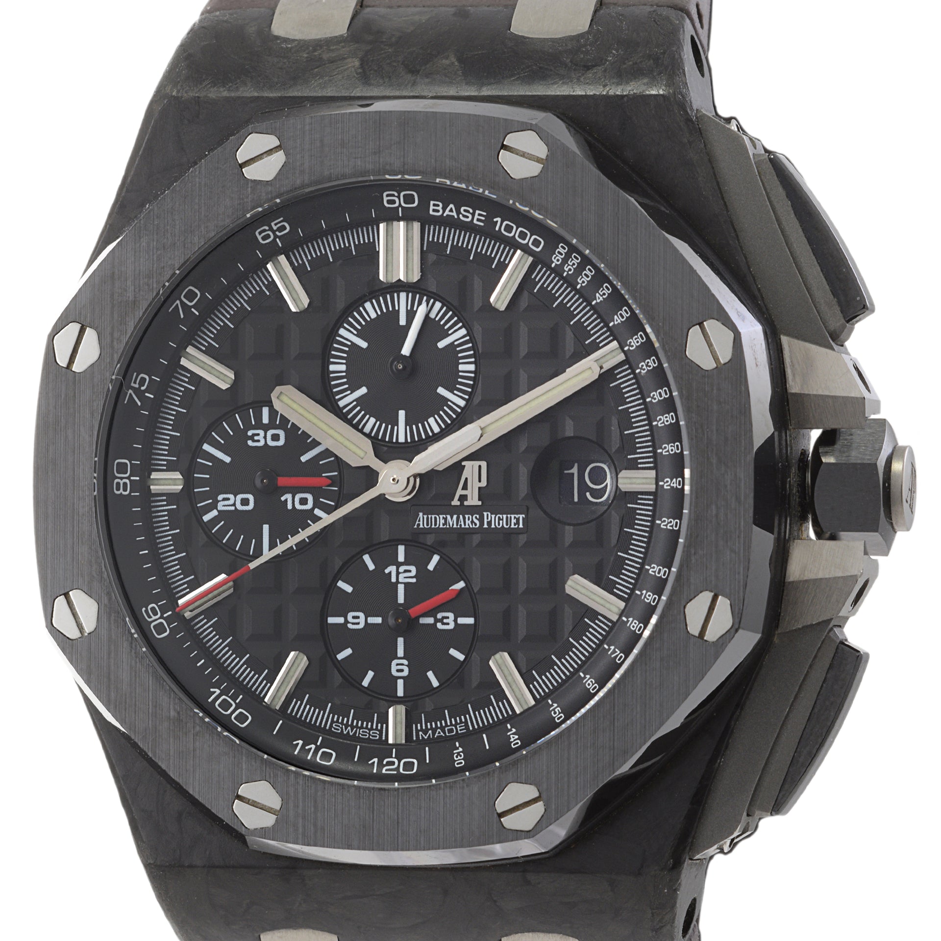 Audemars Pigue Royal Oak Offshore 44mm Carbon Ceramic Case Titanium Buckle