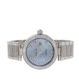 Omega De Ville Ladymatic Blue MOP Diamond Dial Ladies Watch 425.35.34.20.57.002