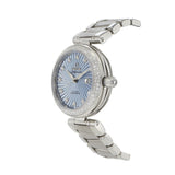 Omega De Ville Ladymatic Blue MOP Diamond Dial Ladies Watch 425.35.34.20.57.002