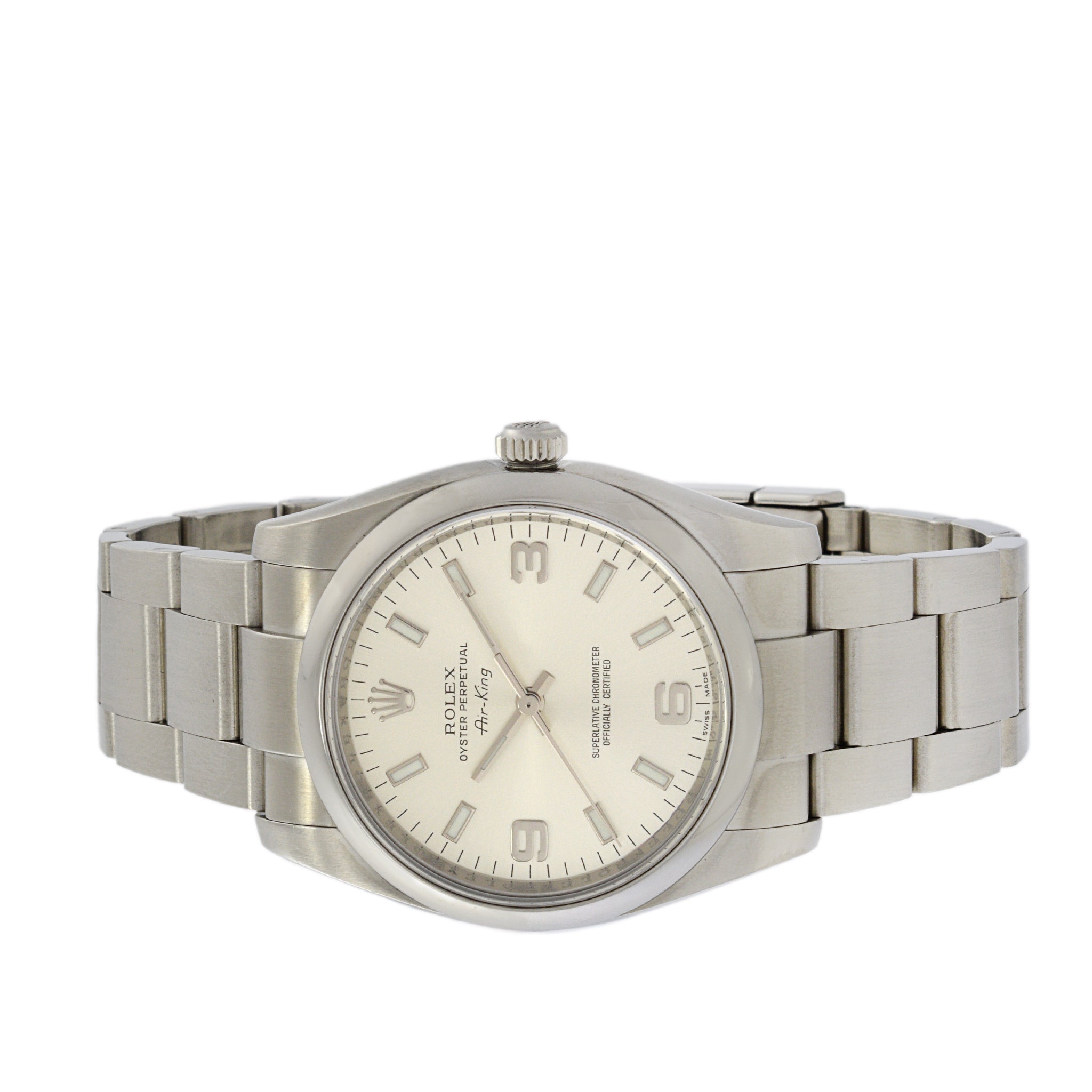 Rolex Air King Reference 114200 34mm Stainless Steel