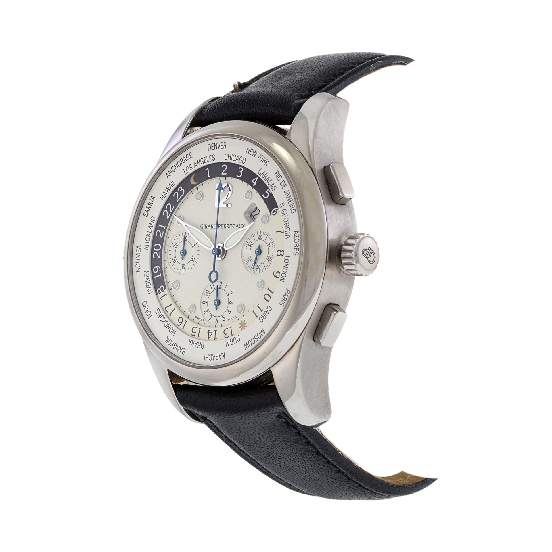 Girard-Perregaux World Time Watch 4980 18KT White Gold