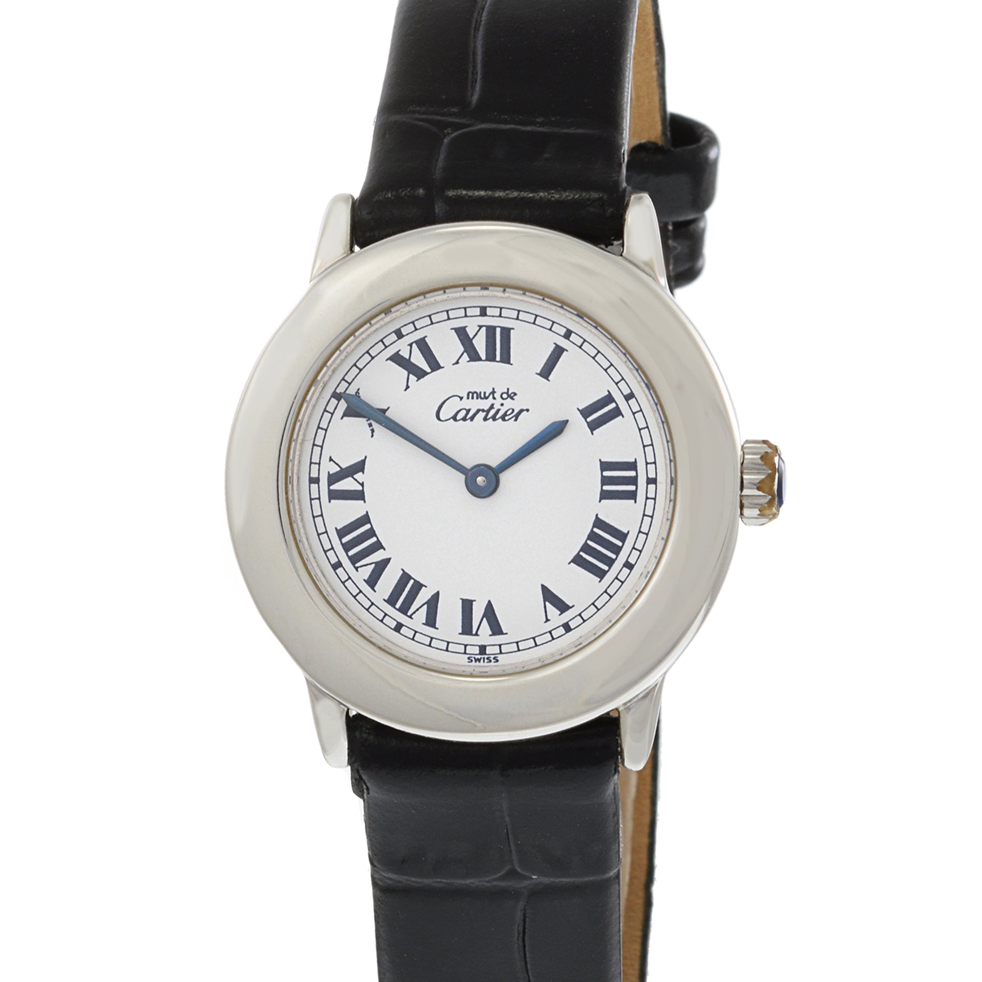 Cartier Must de Cartier Sterling Siver Calatrava Quartz Ref. 1806