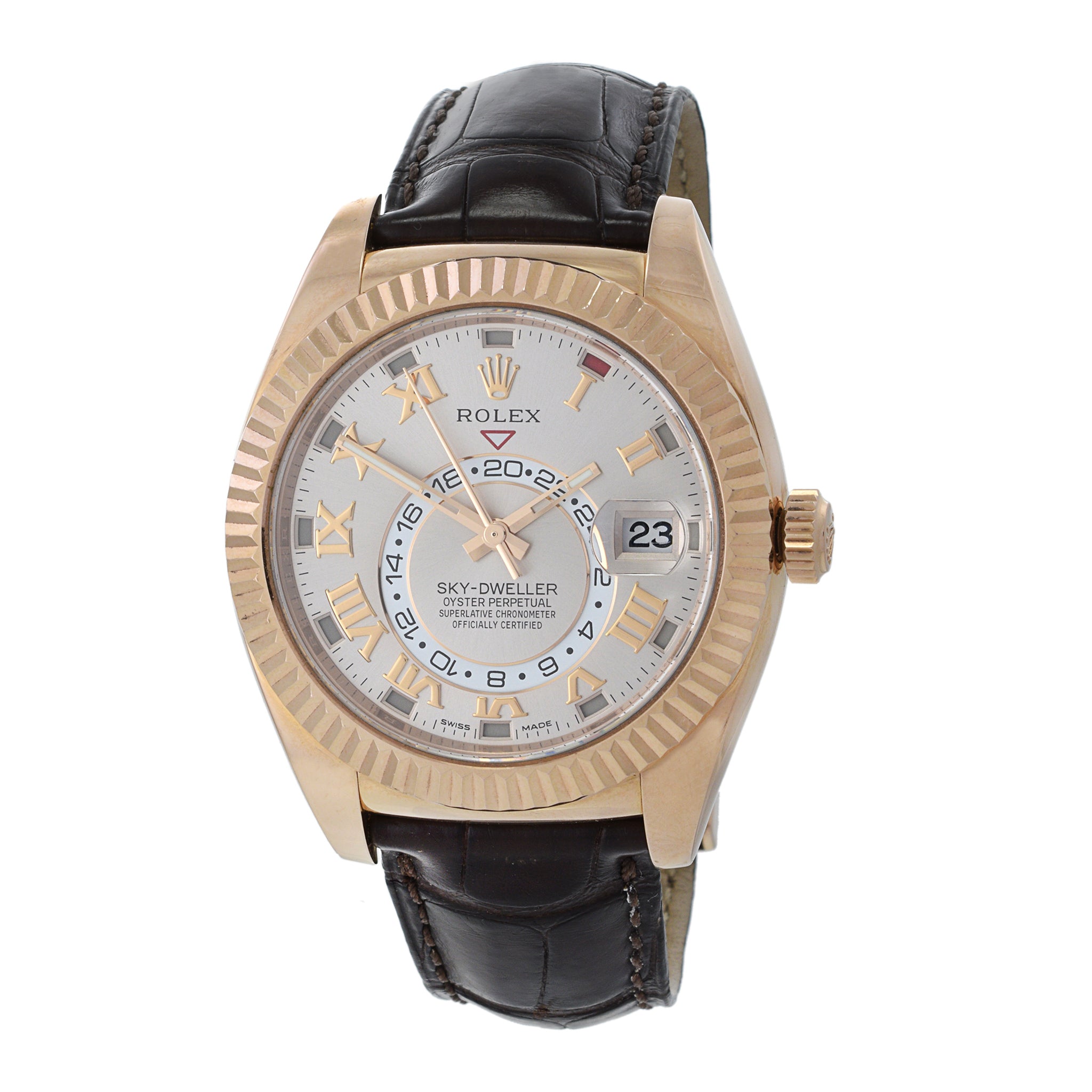 Rolex Skydweller Reference 326135 18K Everose Gold 42mm