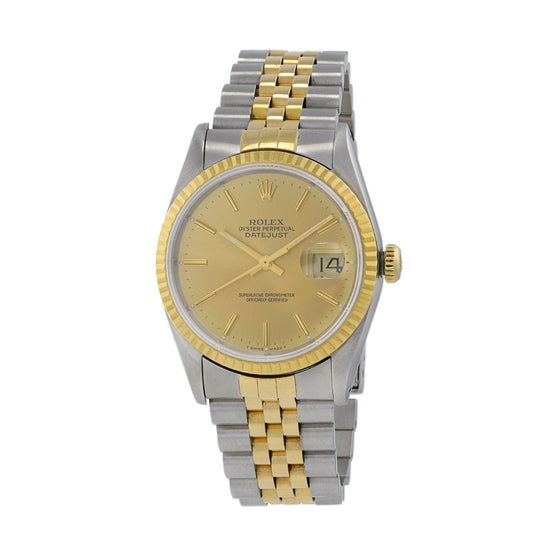 Rolex Datejust Reference 16233 Two Tone 1990 Manufacture