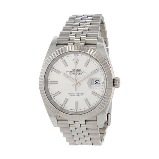 Rolex Datejust Reference 126334 41mm Stainless Steel and 18K White Gold