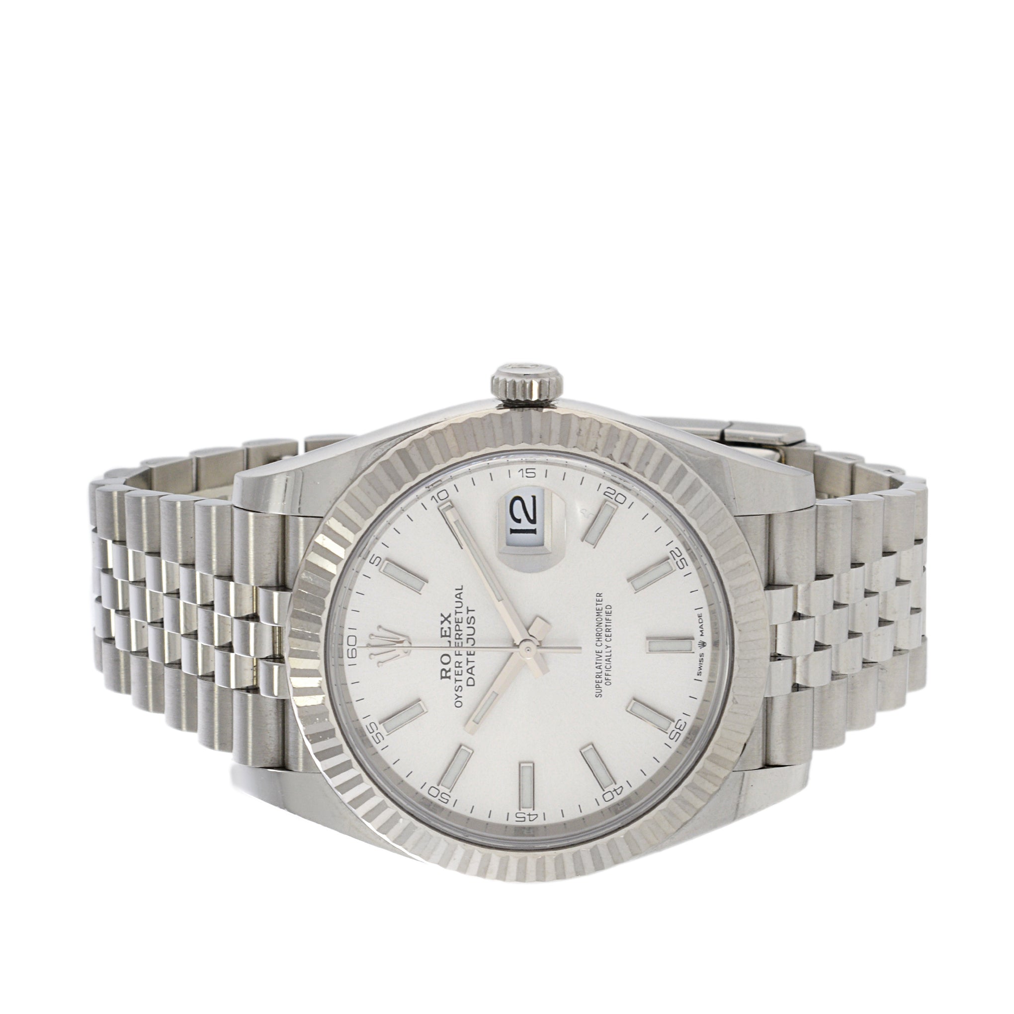 Rolex Datejust Reference 126334 41mm Stainless Steel and 18K White Gold