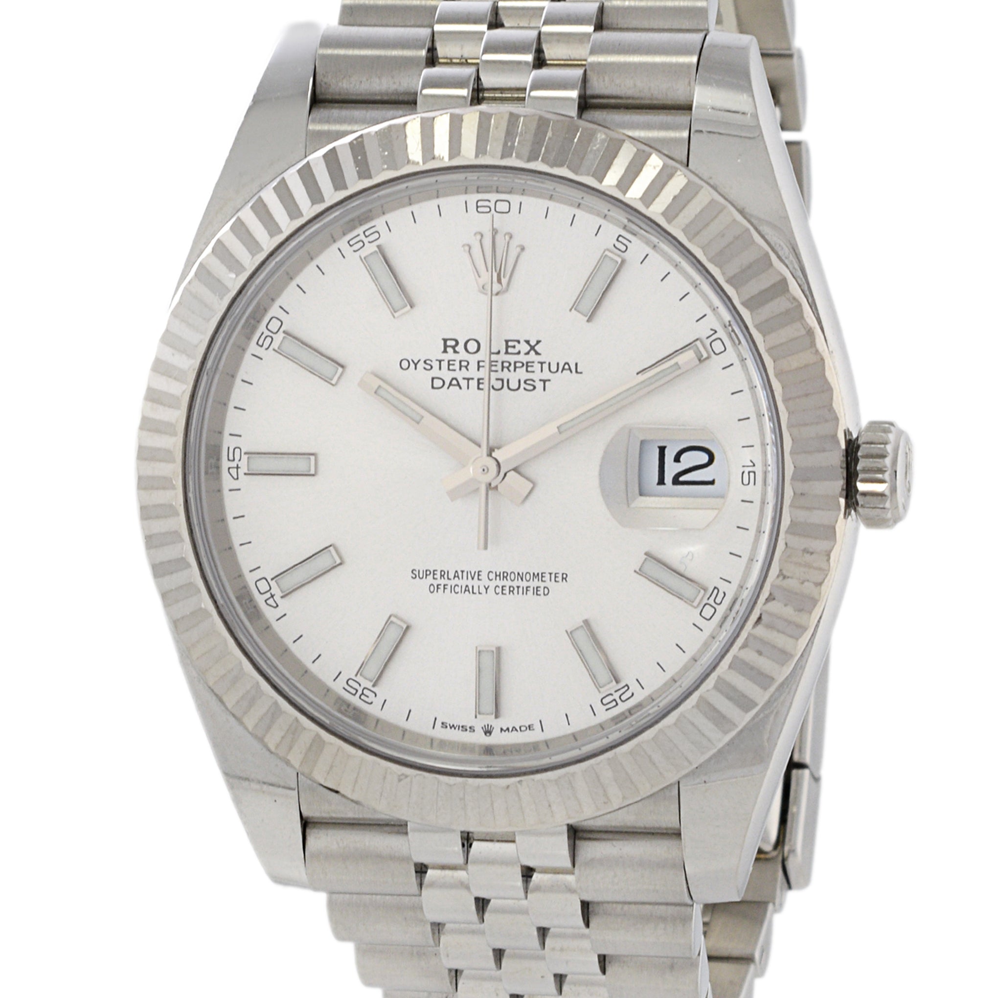 Rolex Datejust Reference 126334 41mm Stainless Steel and 18K White Gold