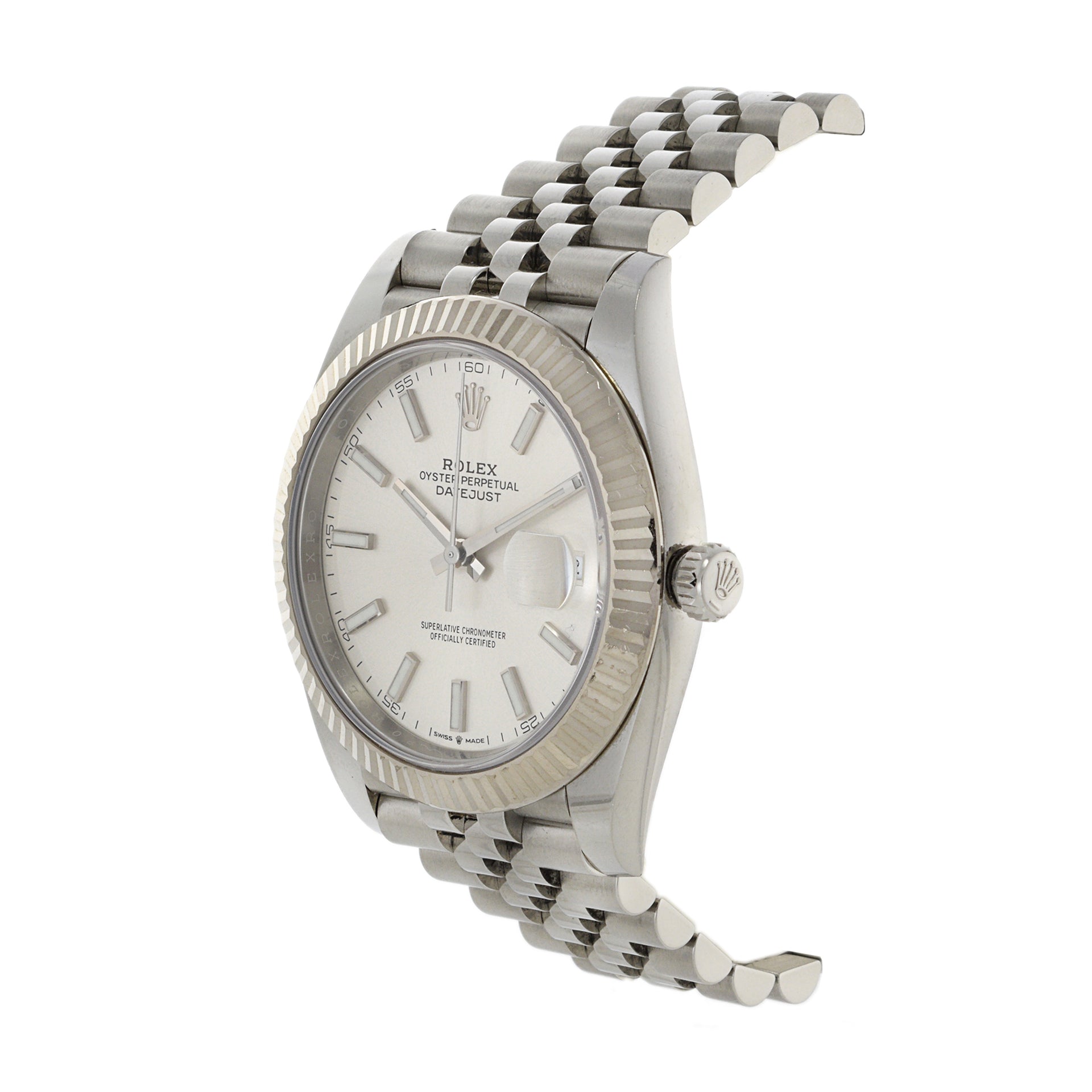 Rolex Datejust Reference 126334 41mm Stainless Steel and 18K White Gold