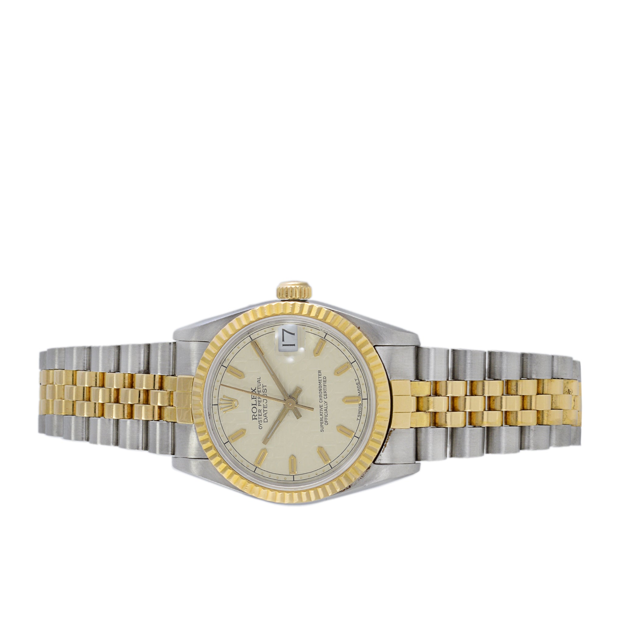 Rolex Datejust 31mm Reference 68273 Stainless Steel and 18K Yellow Gold Rare Jubilee Dial