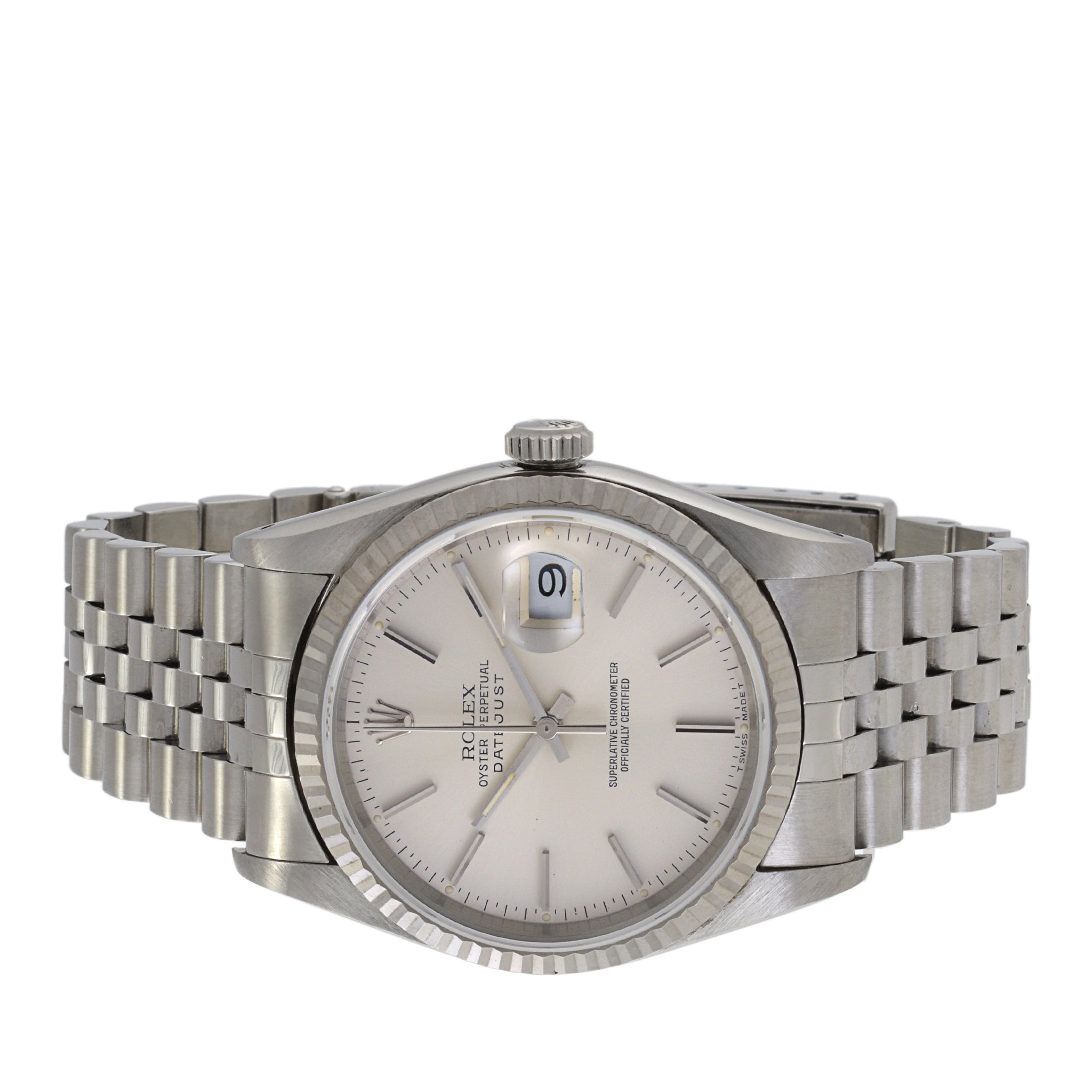 Rolex Datejust 36 Stainless Steel and 18K White Gold 1990 Manufacture