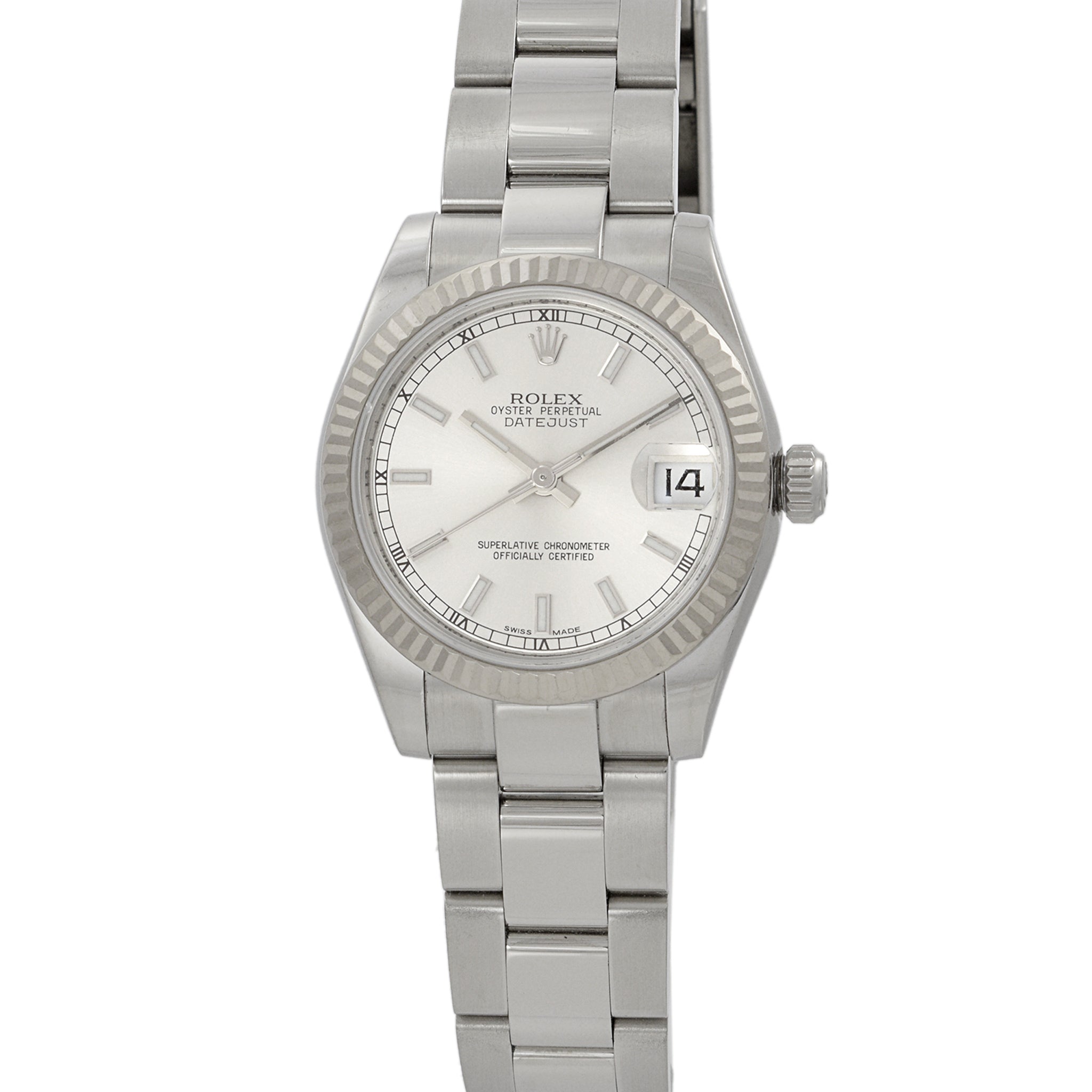 Rolex Datejust 31mm Reference 178274 Stainless Steel and White Gold