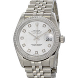 Rolex Datejust Reference 16234 Stainless Steel and 18K White Gold 2004 Manufacture