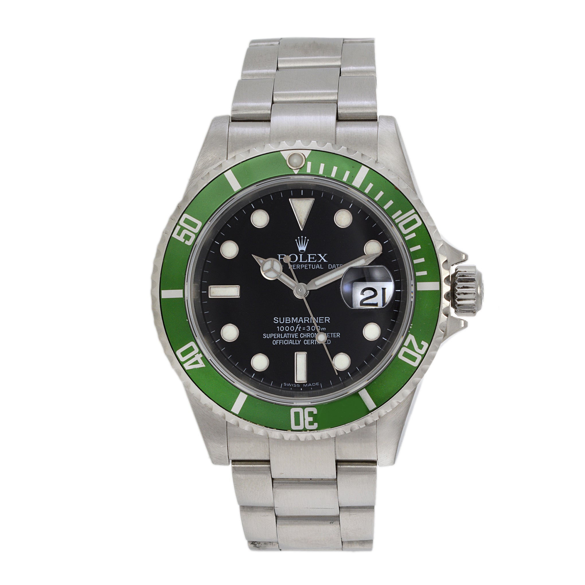 Rolex Submariner "Kermit" 40mm Stainless Steel 2007 Manufacture