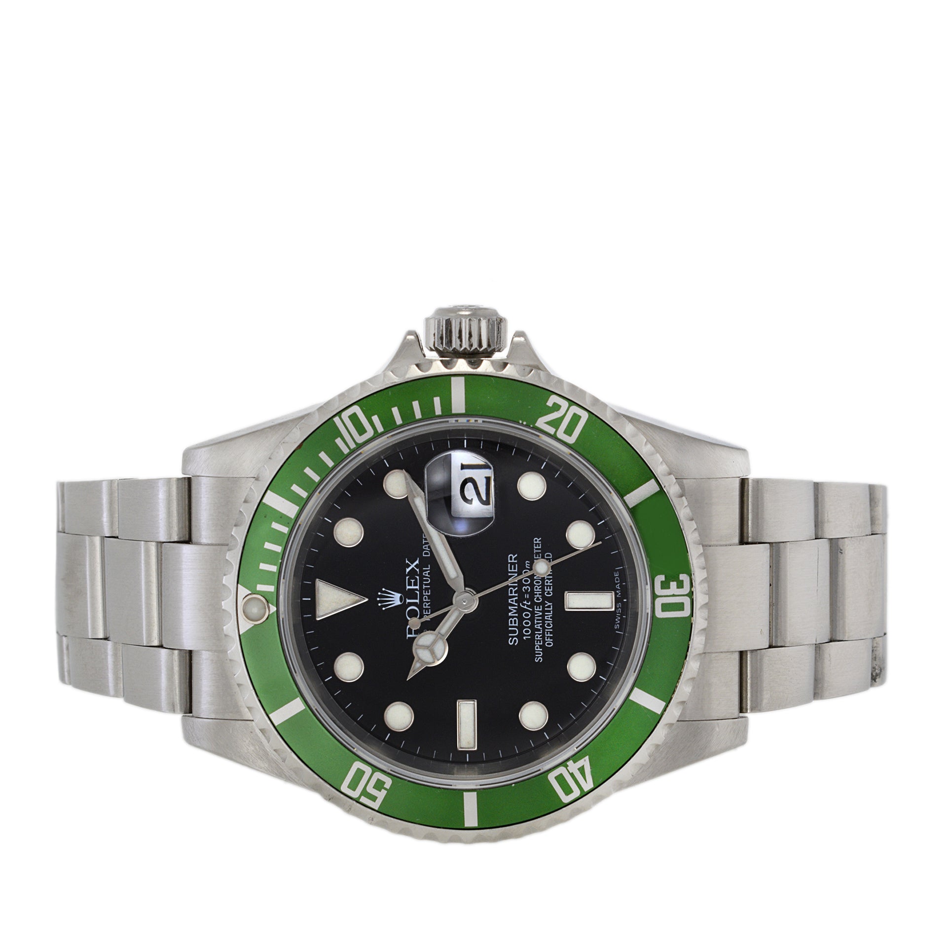 Rolex Submariner "Kermit" 40mm Stainless Steel 2007 Manufacture