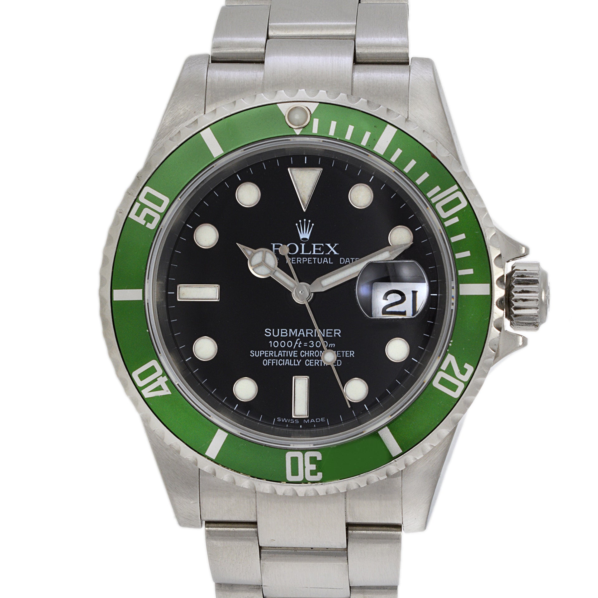 Rolex Submariner "Kermit" 40mm Stainless Steel 2007 Manufacture