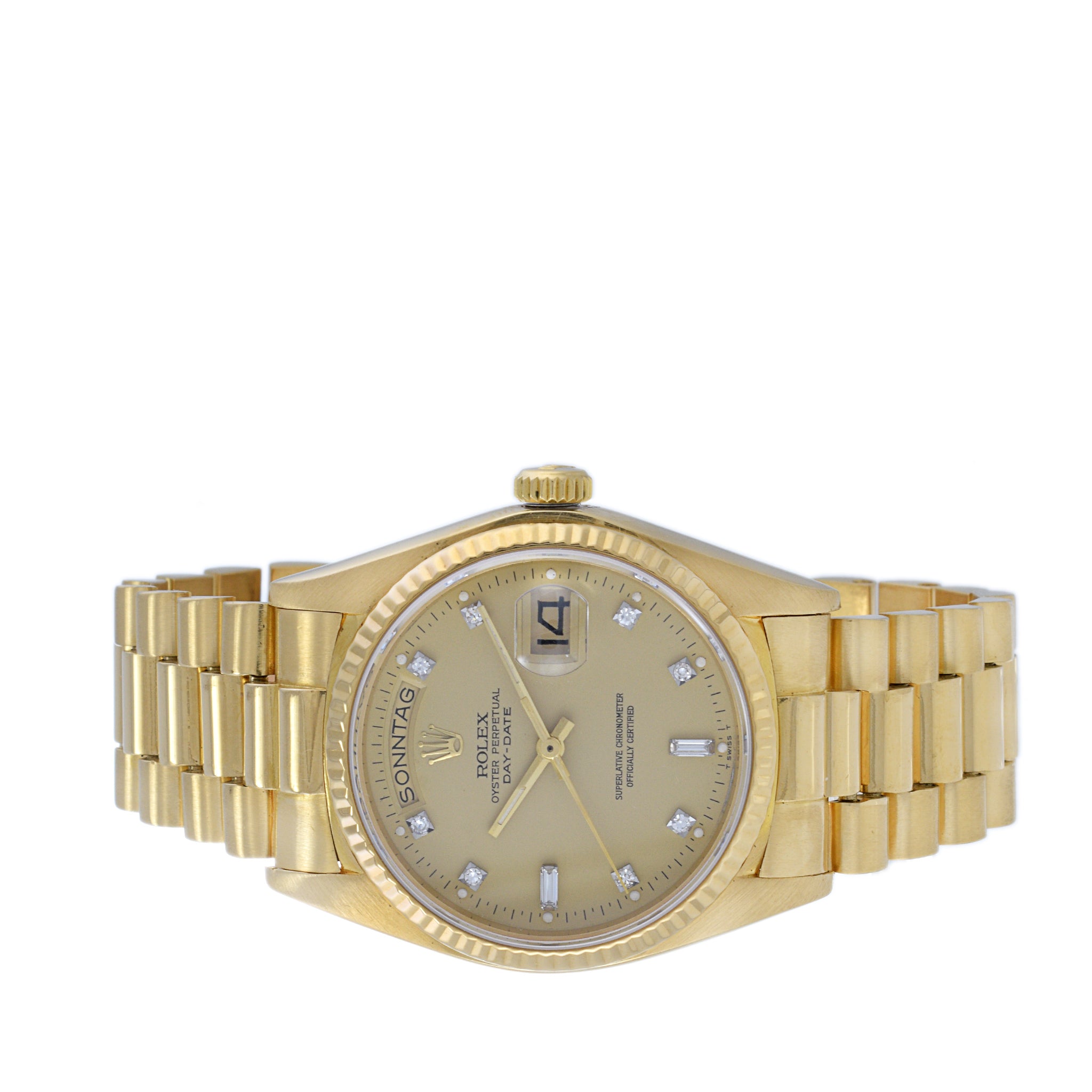 Rolex Day Date Reference 18038 18K Yellow Gold 36mm