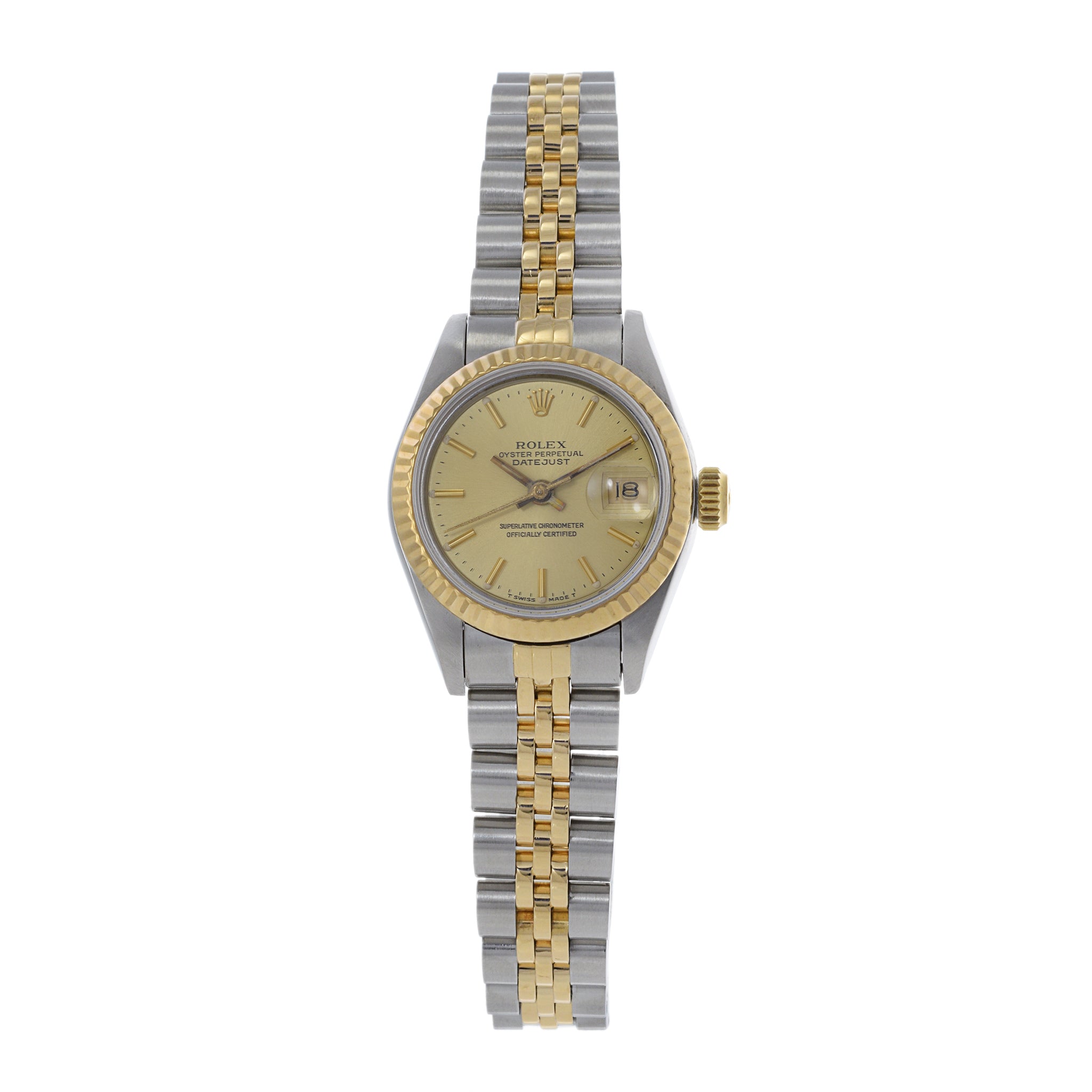 Rolex Lady Datejust Reference 69173 26mm Stainless Steel and 18K Yello