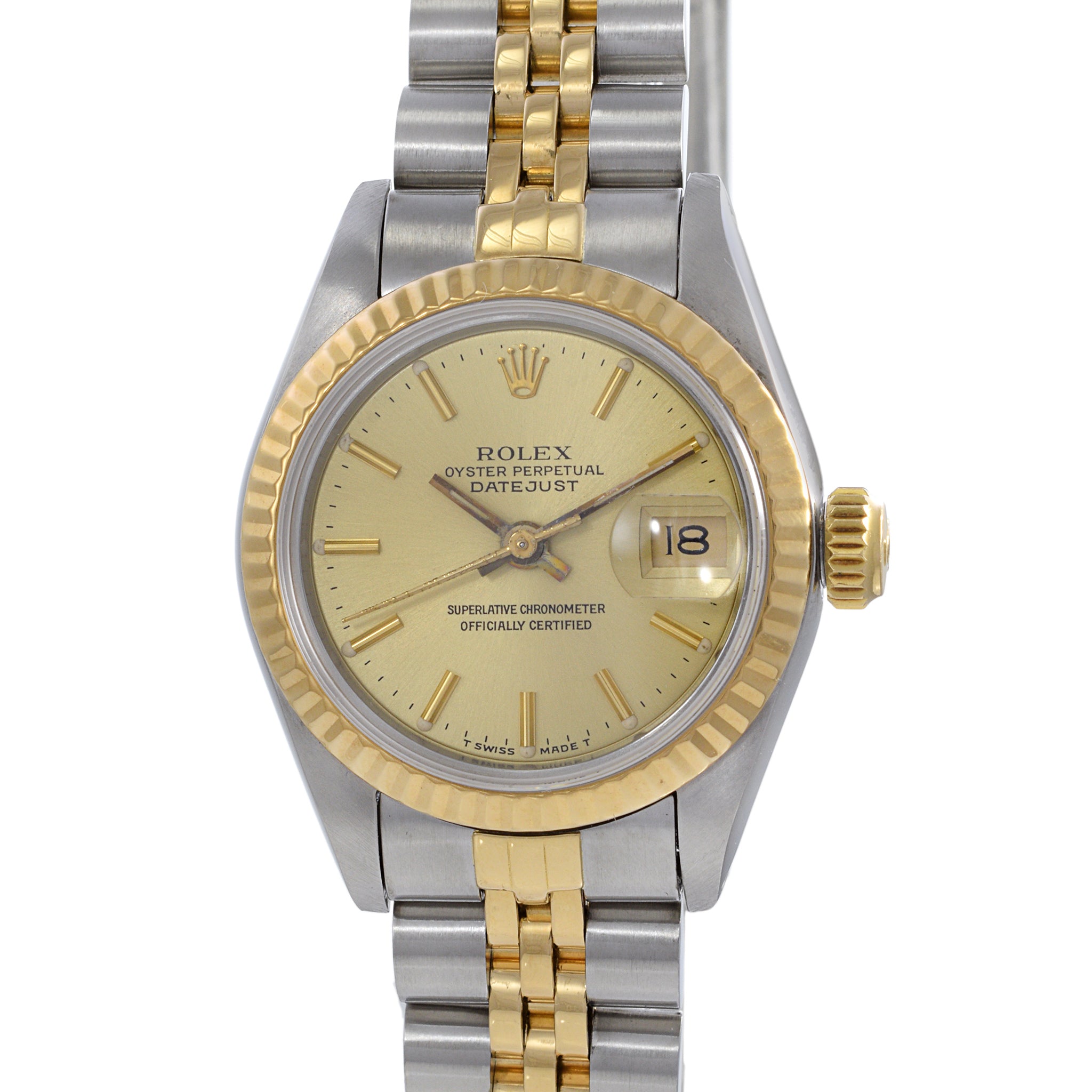 Rolex Lady Datejust Reference 69173 26mm Stainless Steel and 18K Yellow Gold