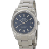 Rolex Air-King Reference 114200 Rare Blue Dial 34mm