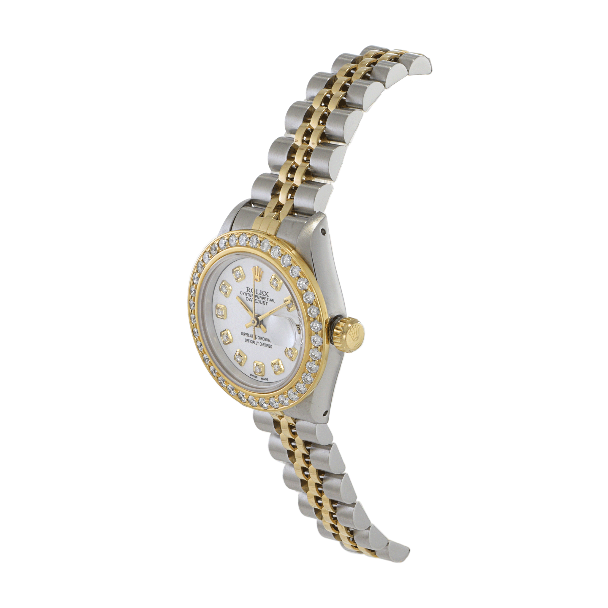 Rolex Ladies Datejust 26mm 69173 with Custom Diamond Features